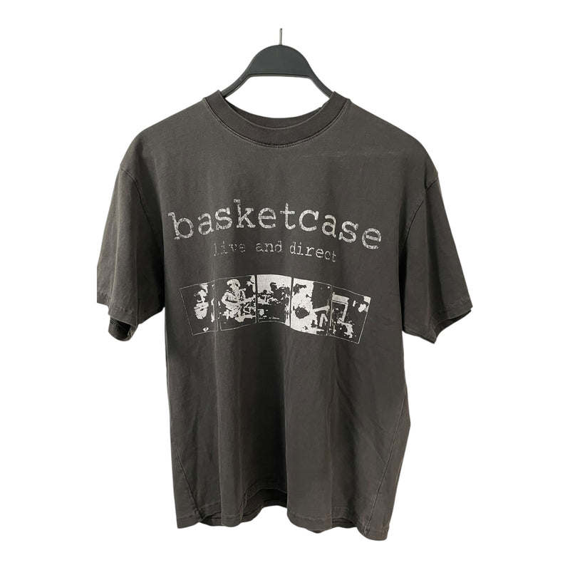 basketcase gallery/T-Shirt/M/Cotton/BLK/Graphic/LIVE AND DIRECT