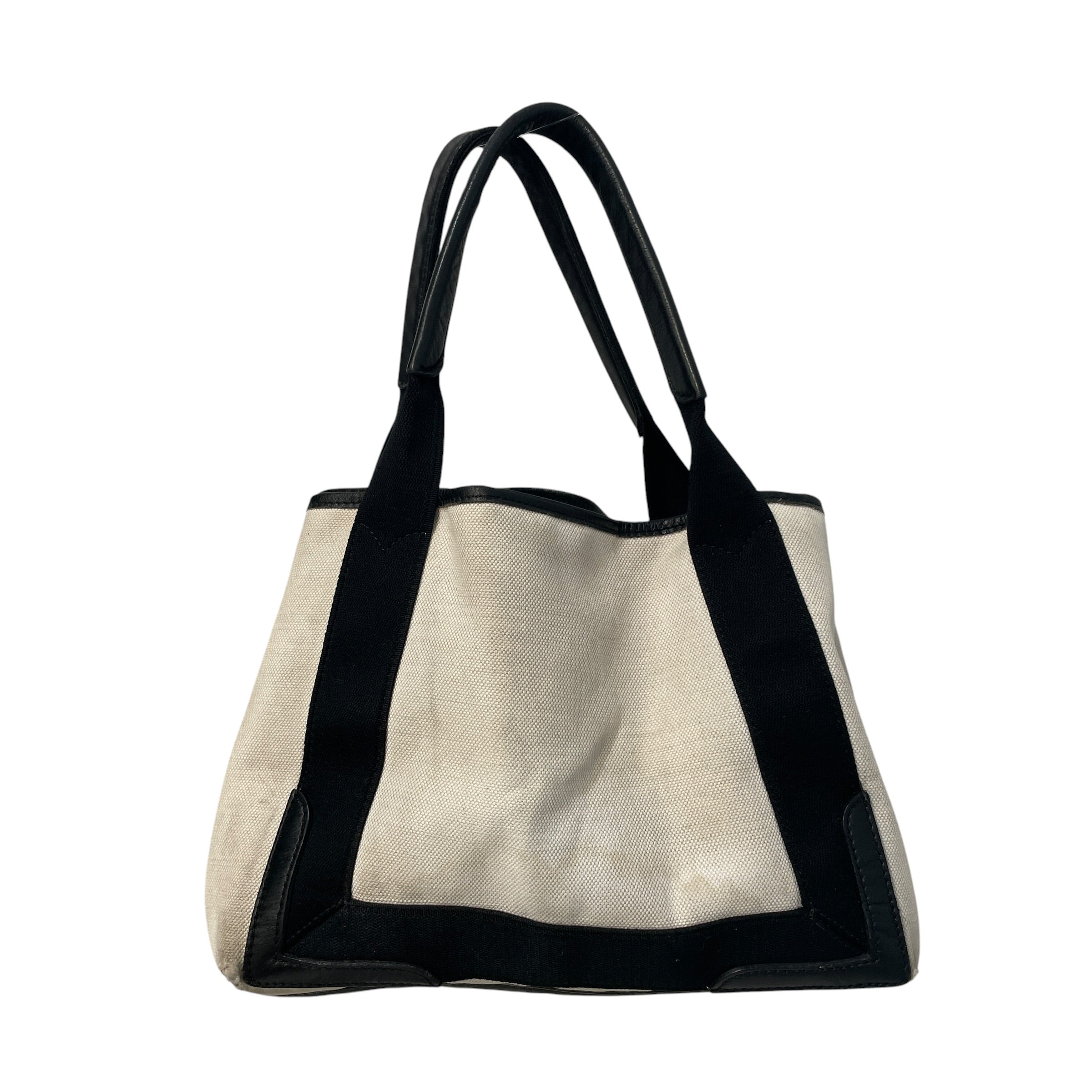 BALENCIAGA/Tote Bag/Cotton/WHT/Small Cabas Tote view 2