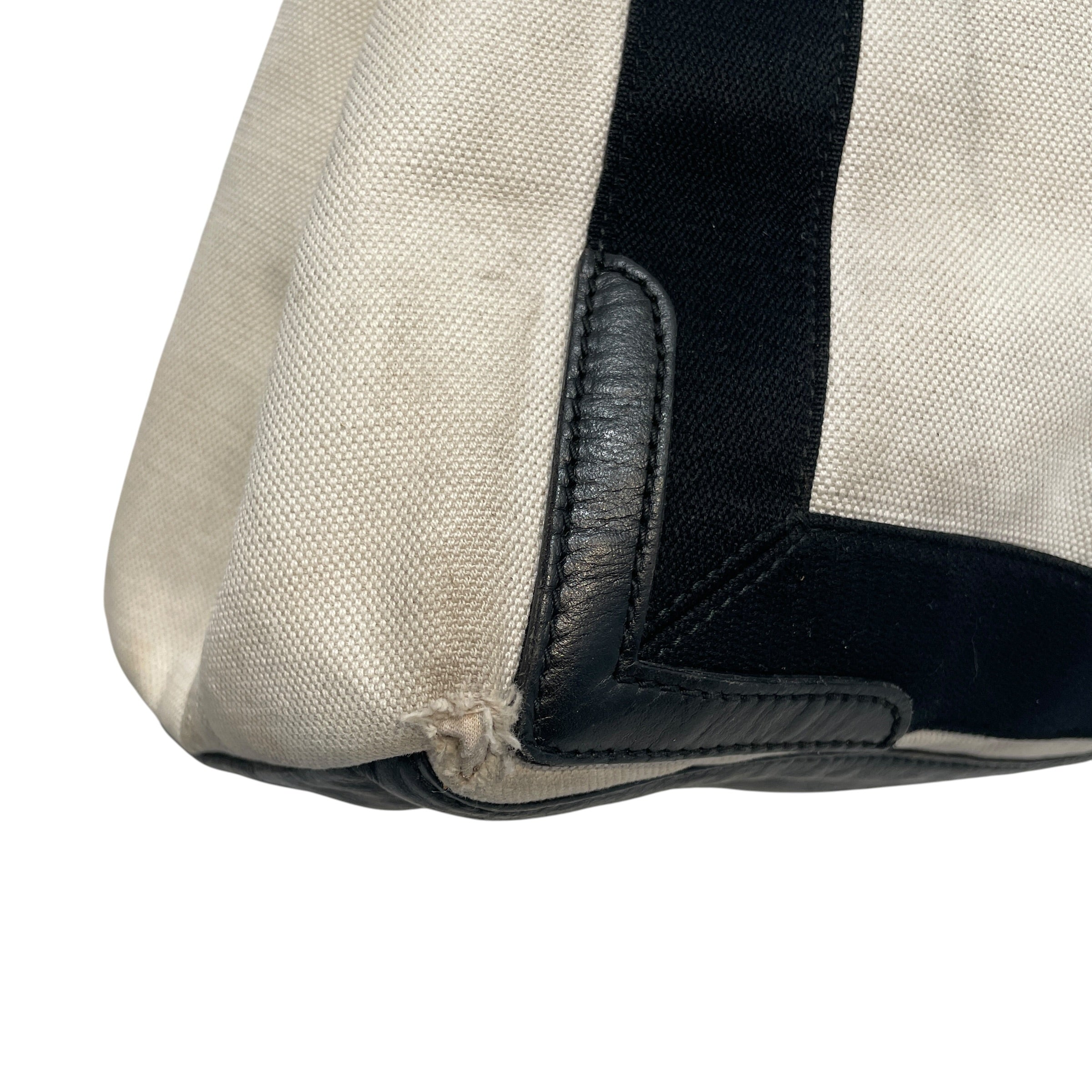 BALENCIAGA/Tote Bag/Cotton/WHT/Small Cabas Tote view 3