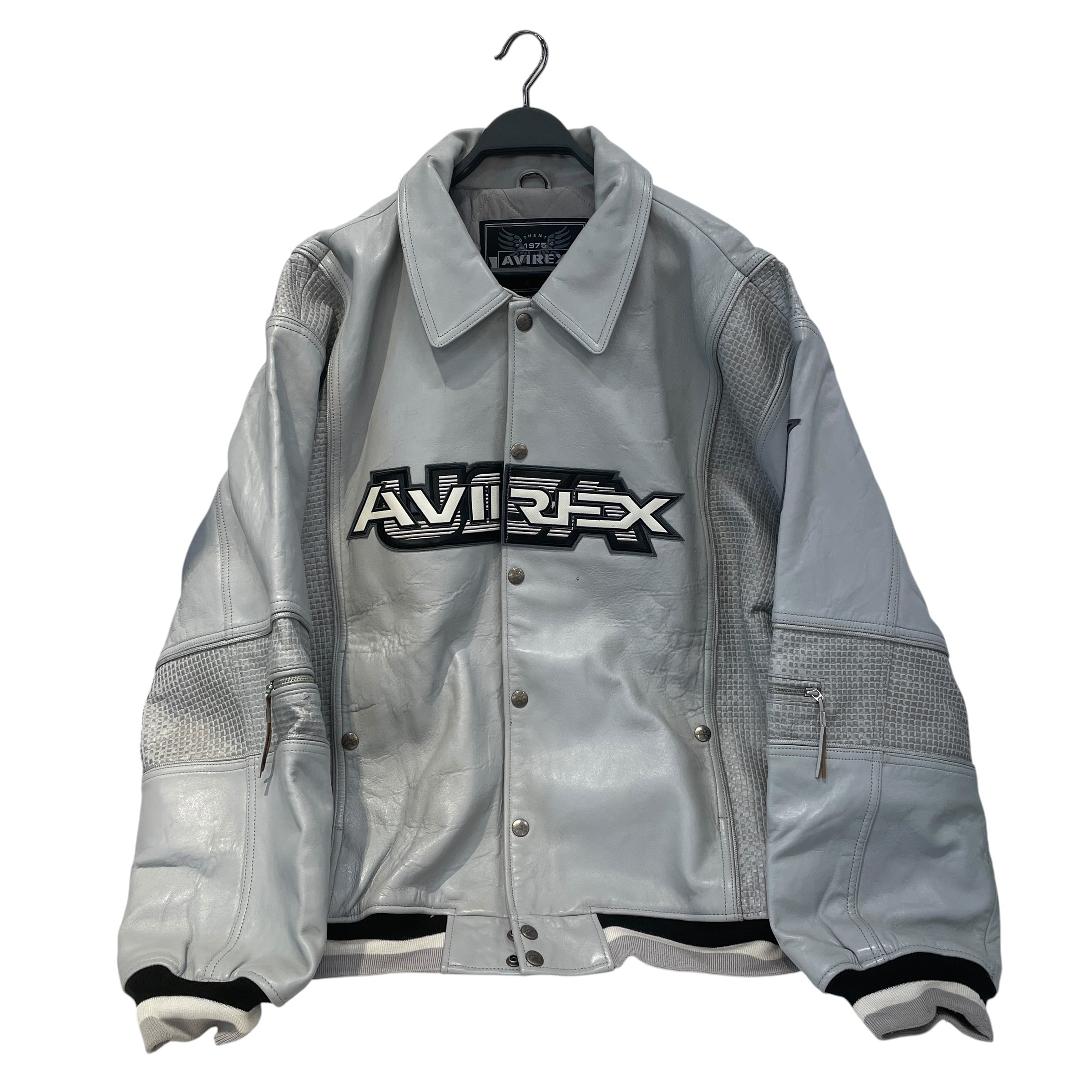 AVIREX/Leather Jkt/XXXXL/Leather/GRY/ view 1