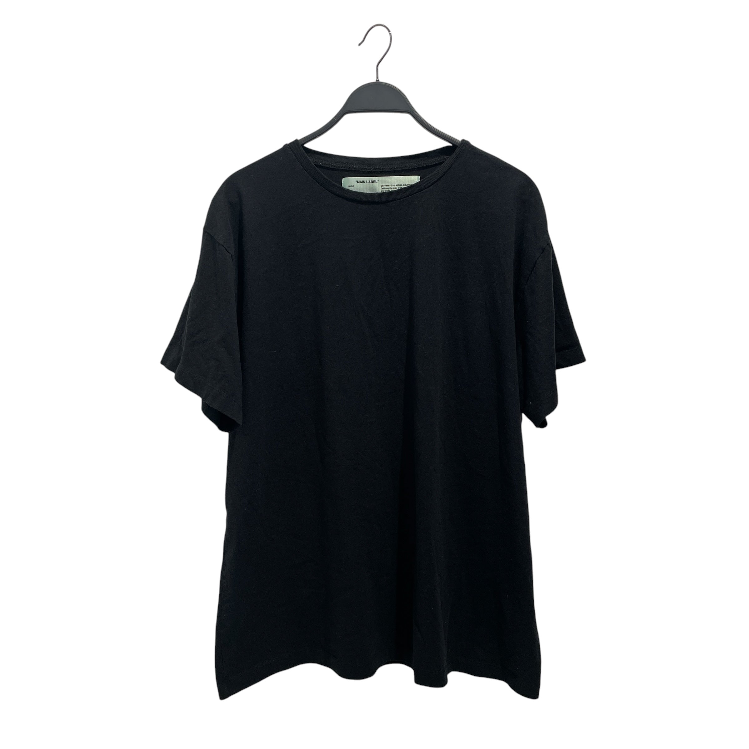OFF-WHITE/T-Shirt/S/Cotton/BLK/Graphic/DO NOT REMOVE 2018 view 1