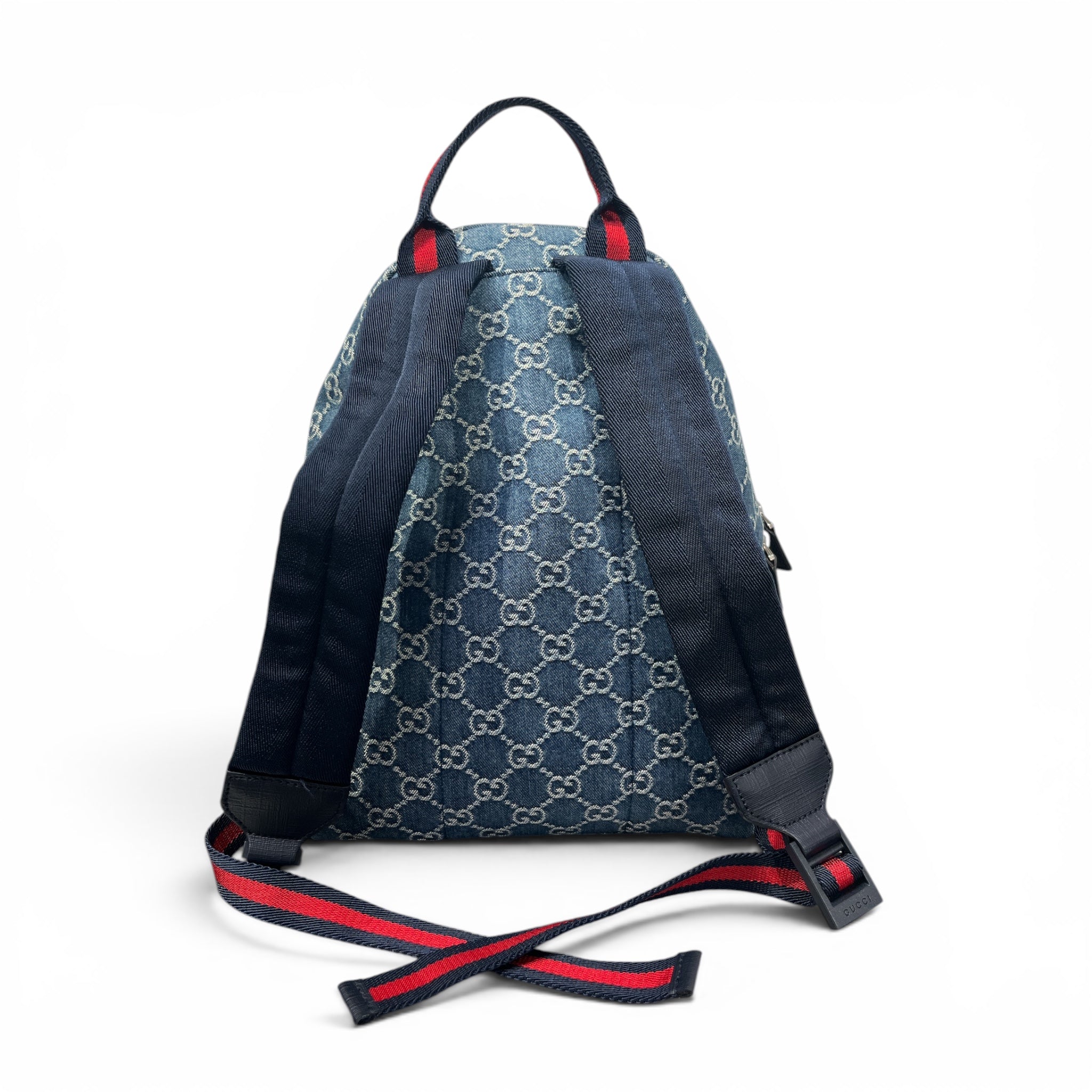 GUCCI/Backpack/Monogram/Denim/IDG/kid's monogram denim backpack view 2