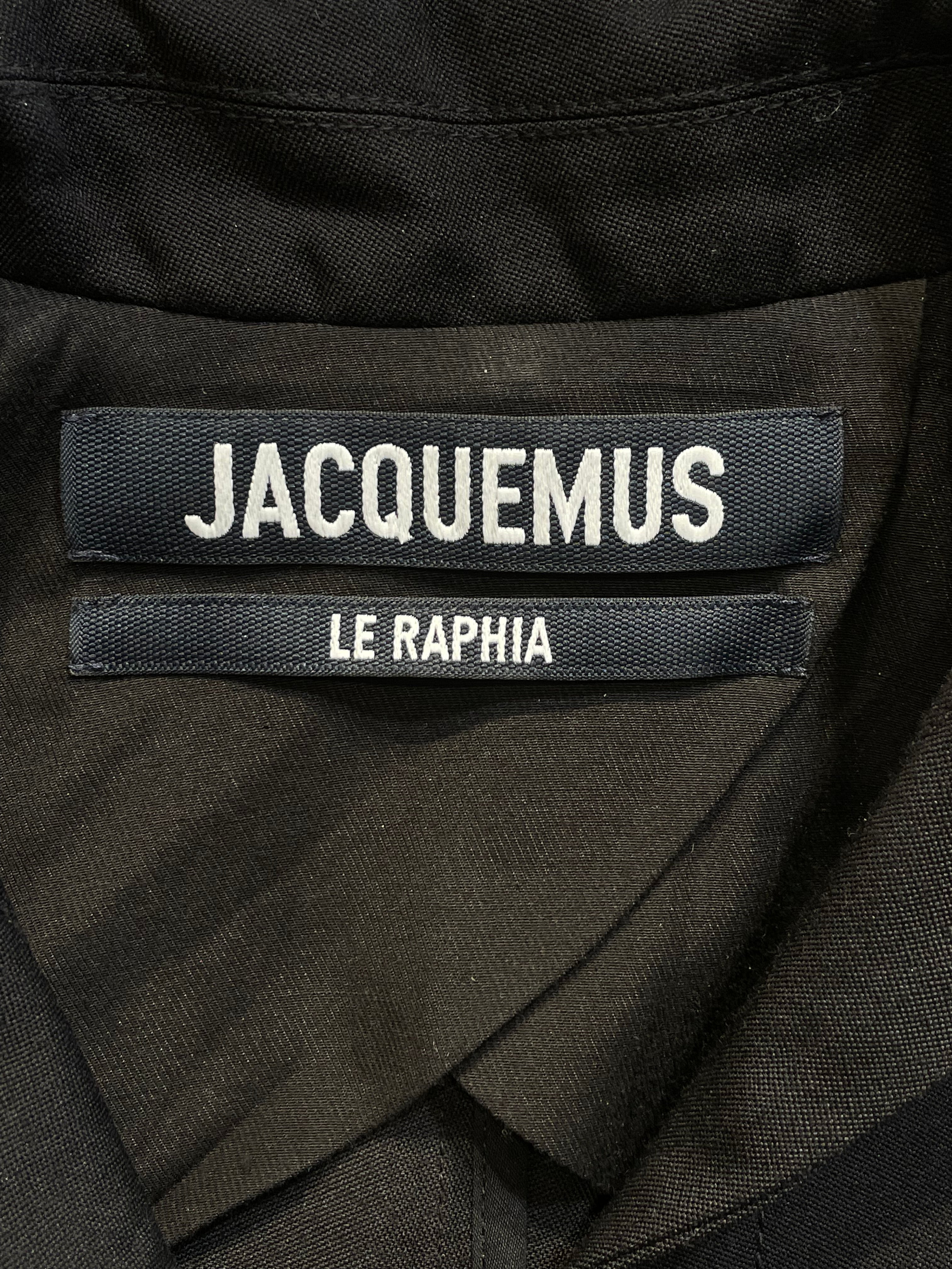 JACQUEMUS/Tailored Jkt/32/Cotton/BLK/ view 3