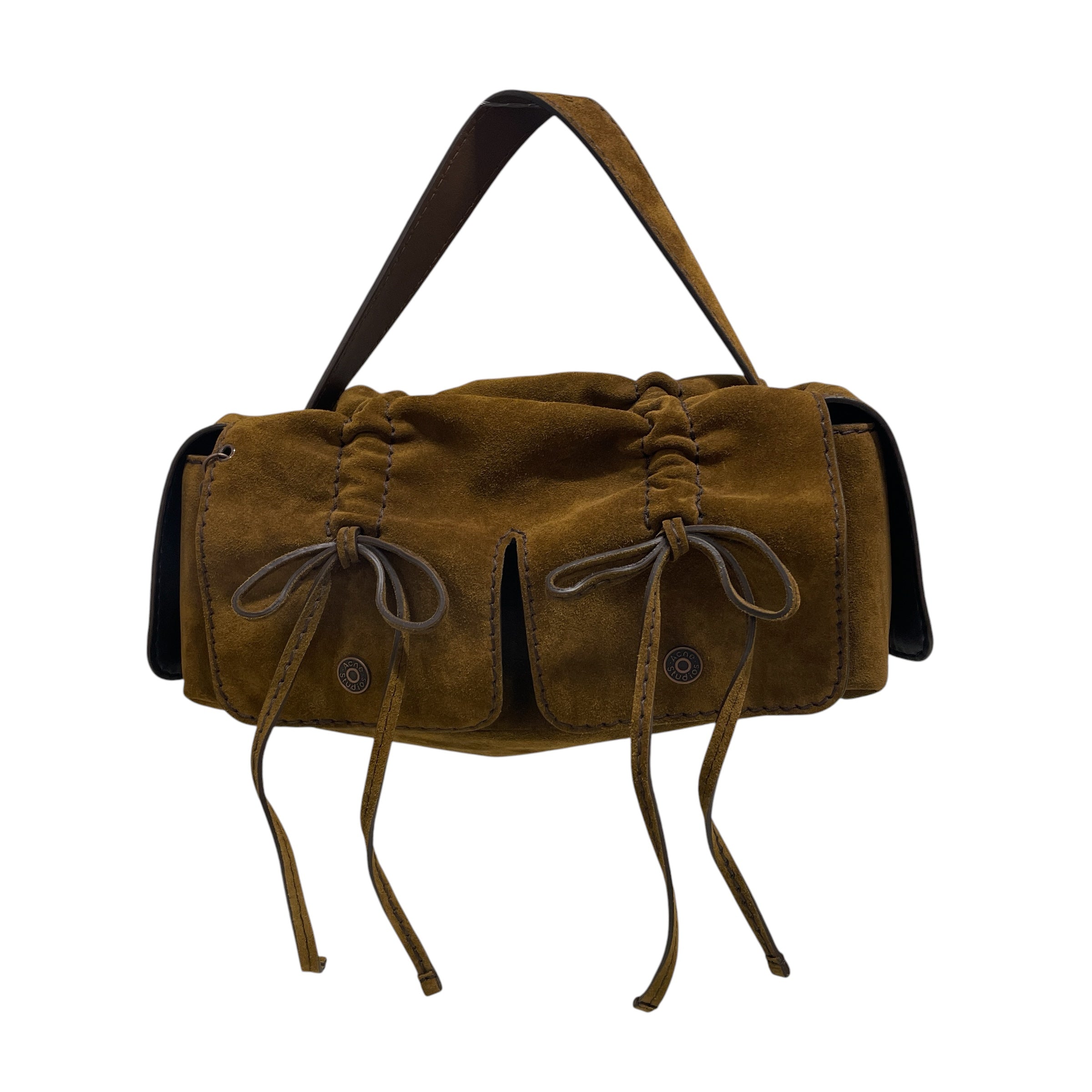 Acne Studios/Hand Bag/Suede/BRW/LRG/MULTIPOCKET/BOWS view 1