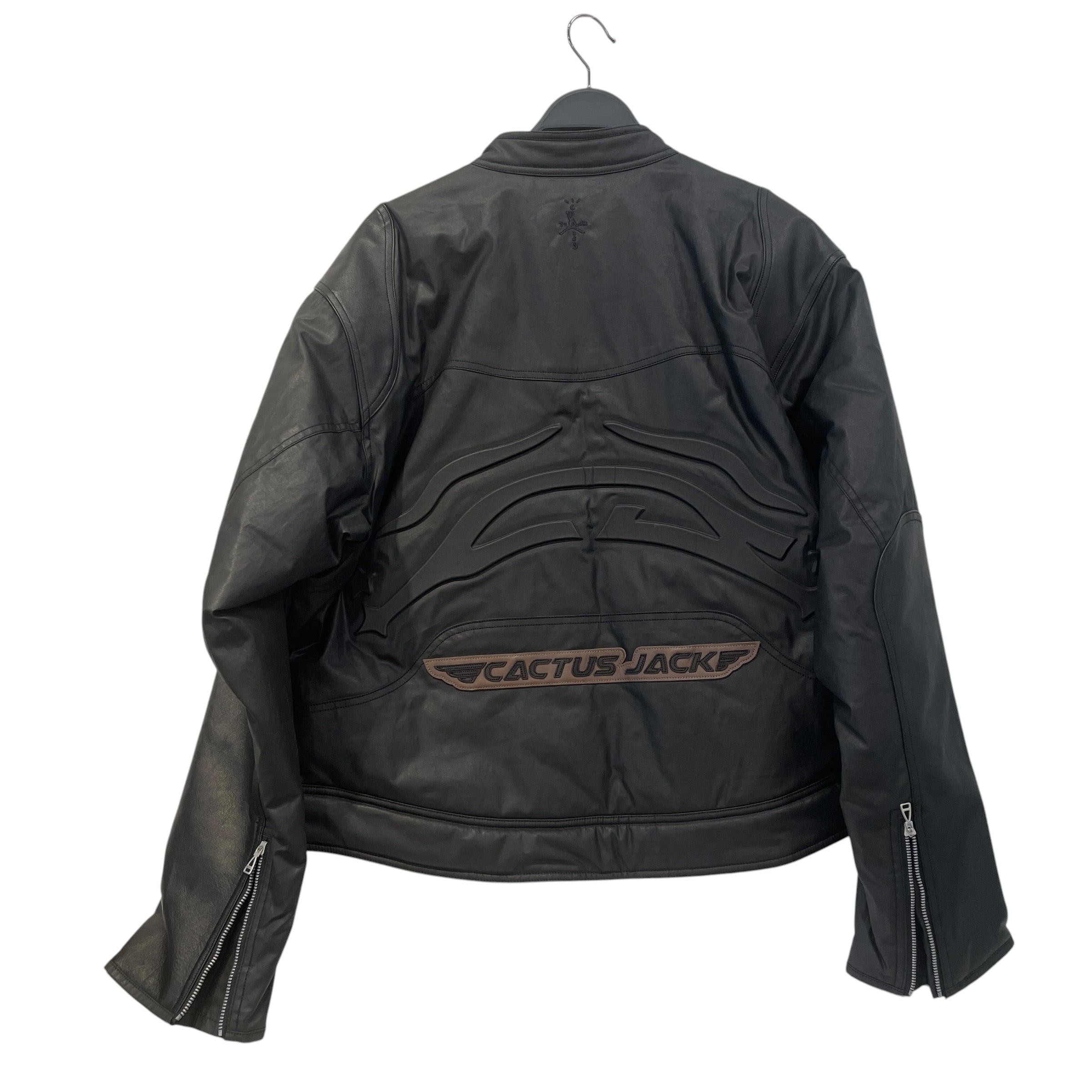 JORDAN CRAIG/CACTUS JACK/Leather Jkt/L/Leather/BLK/Air Jordan x Travis Scott view 2