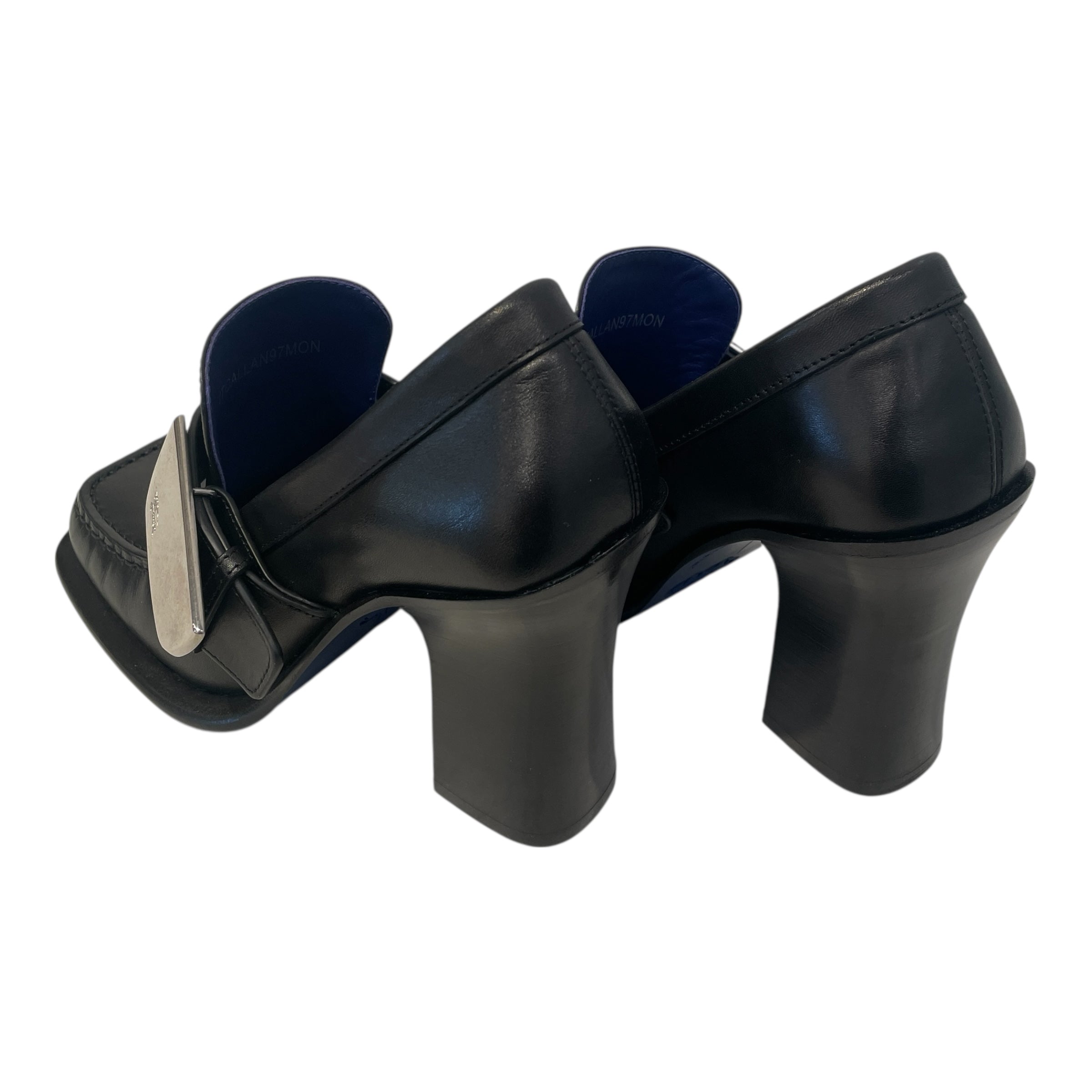 BURBERRY/Heels/EU 37/Leather/BLK/ view 2