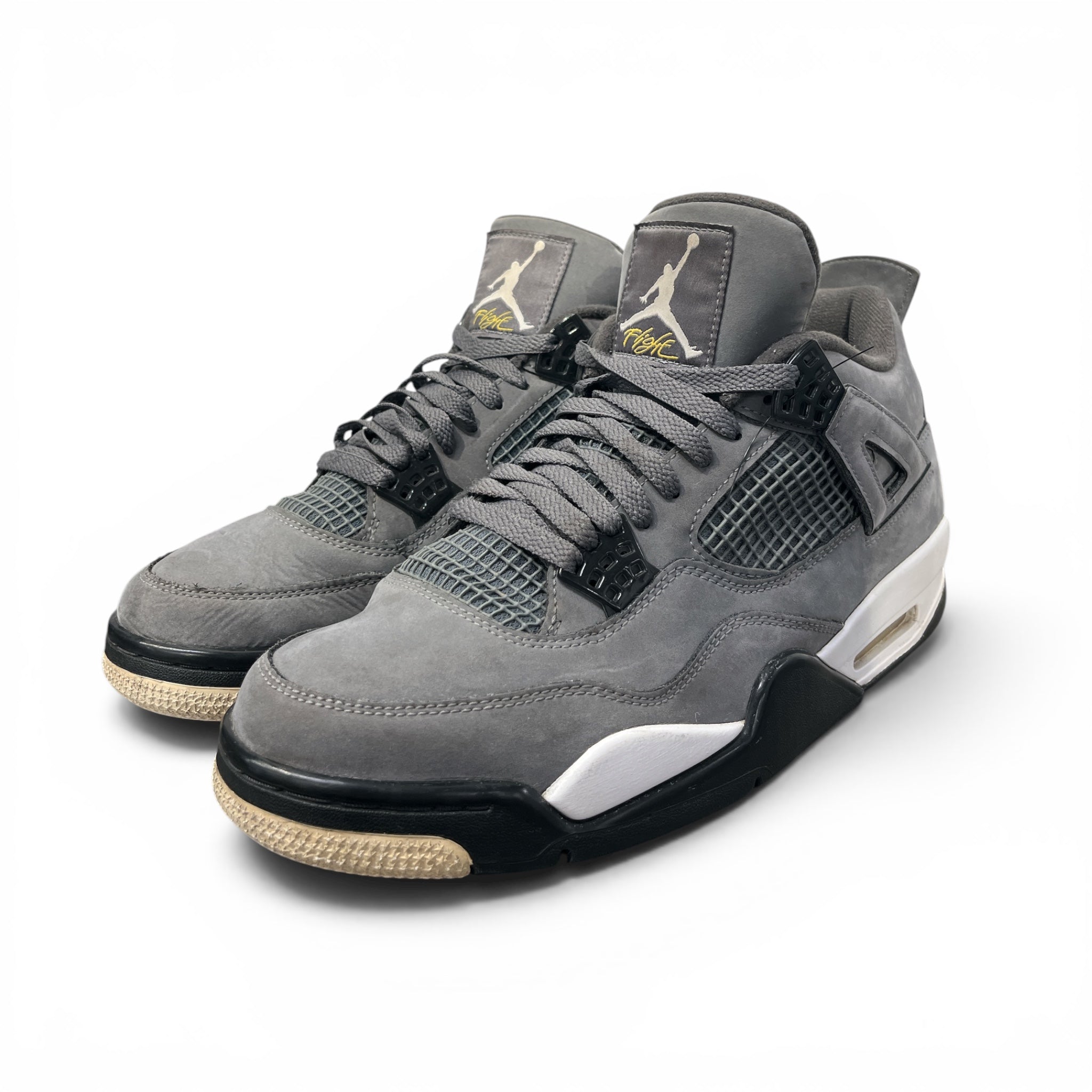 JORDAN BRAND/Low-Sneakers/US 11/Suede/GRY/RETRO 4 COOL GREY view 1