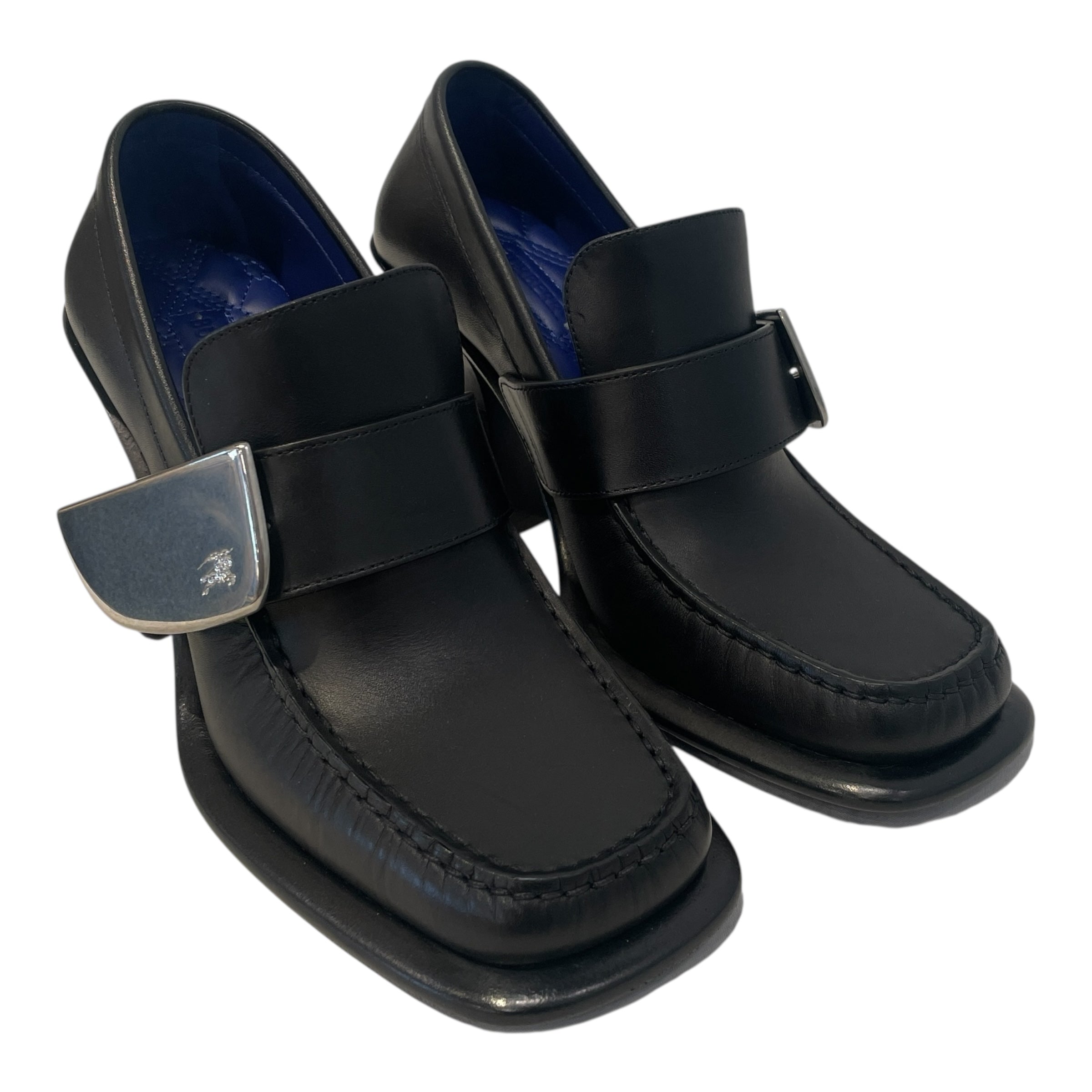 BURBERRY/Heels/EU 37/Leather/BLK/ view 1