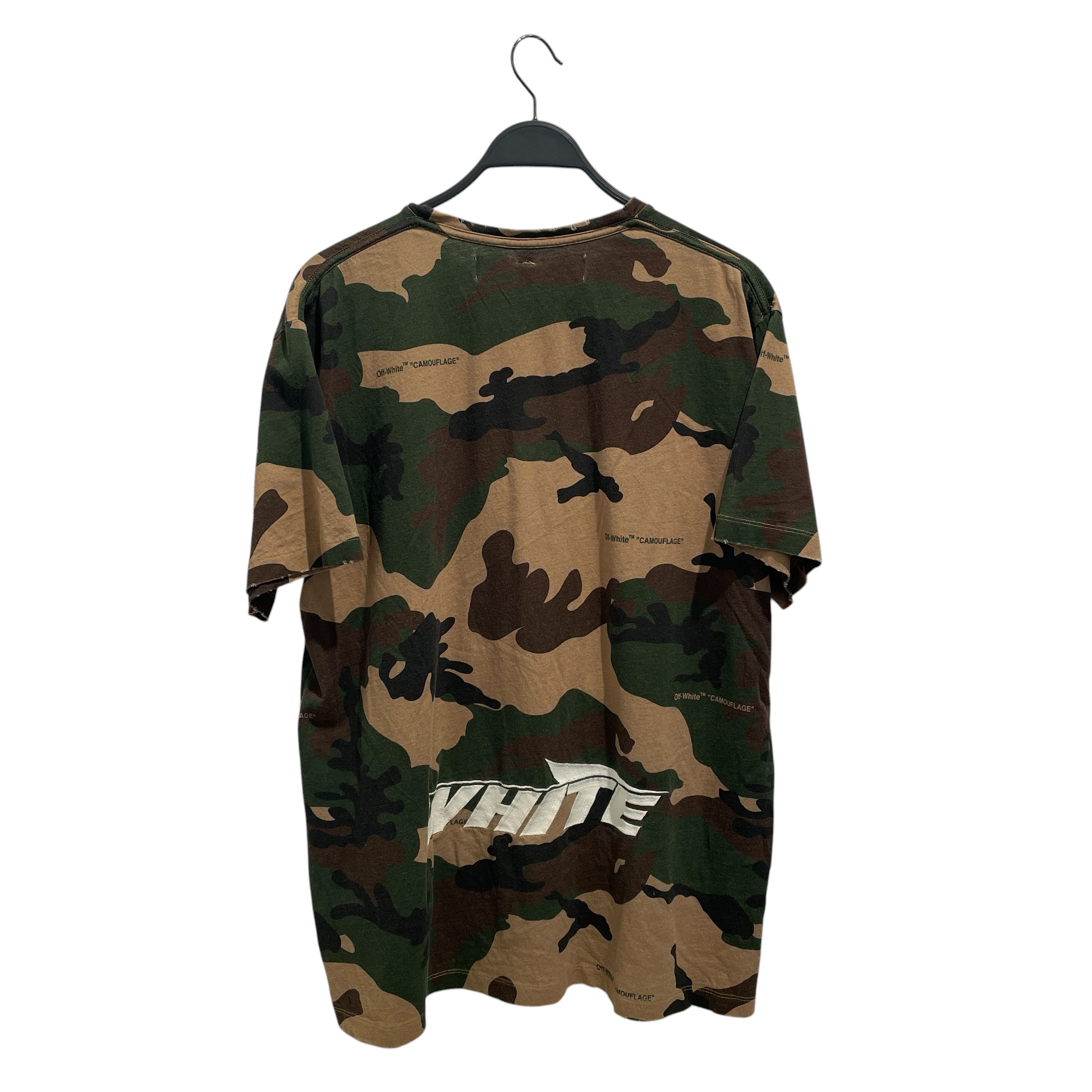 OFF-WHITE/T-Shirt/S/Cotton/MLT/Camouflage/ view 2