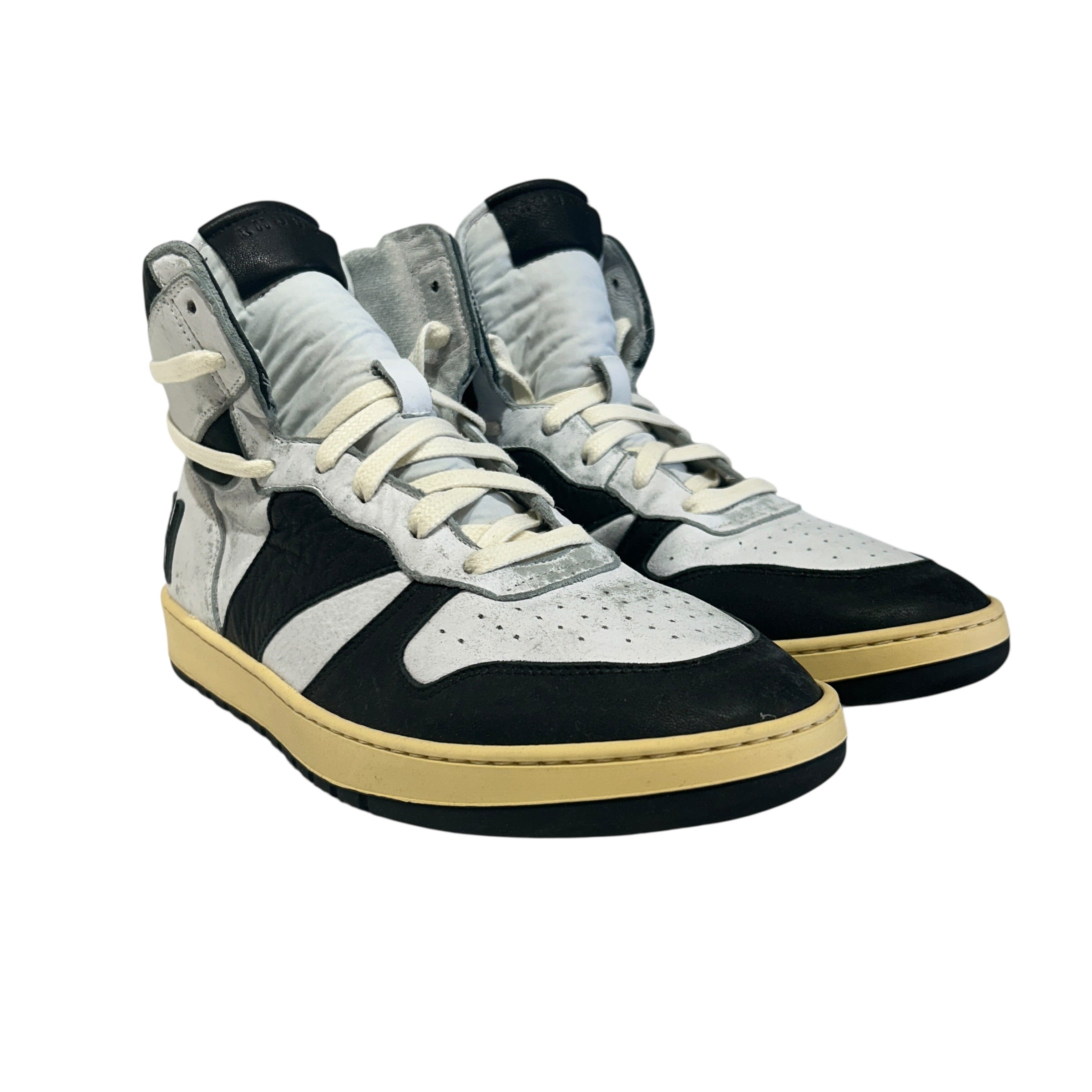 RHUDE/Hi-Sneakers/US 8/Leather/WHT/Rhecess view 1