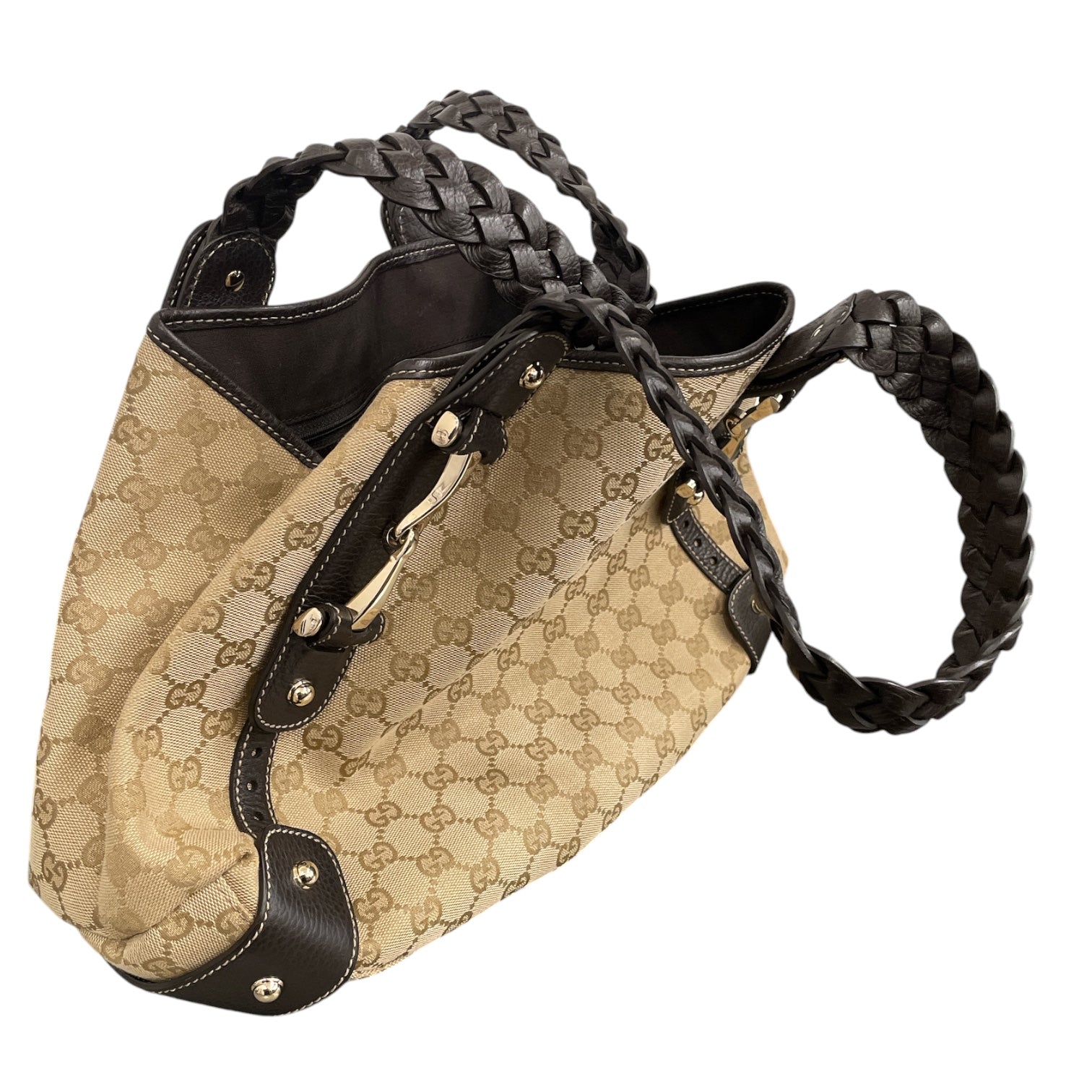 GUCCI/Hand Bag/Monogram/Cotton/BEG/Pelham shoulder bag view 6