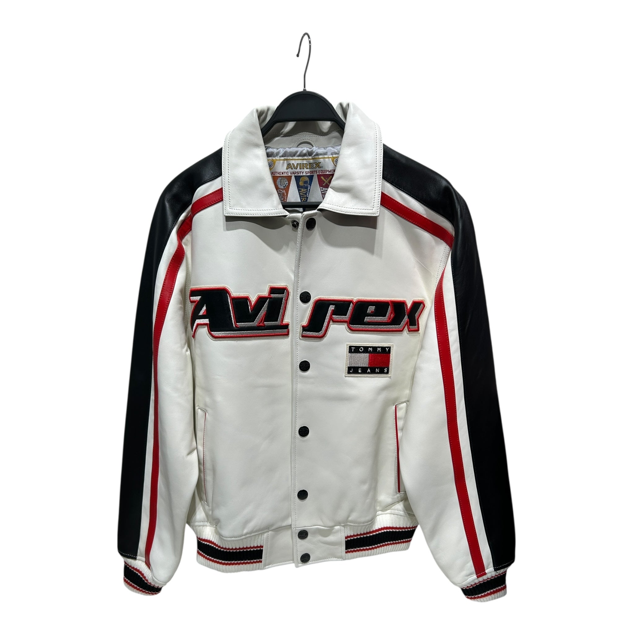 AVIREX/TOMMY JEANS/Leather Jkt/M/Leather/WHT/ view 1