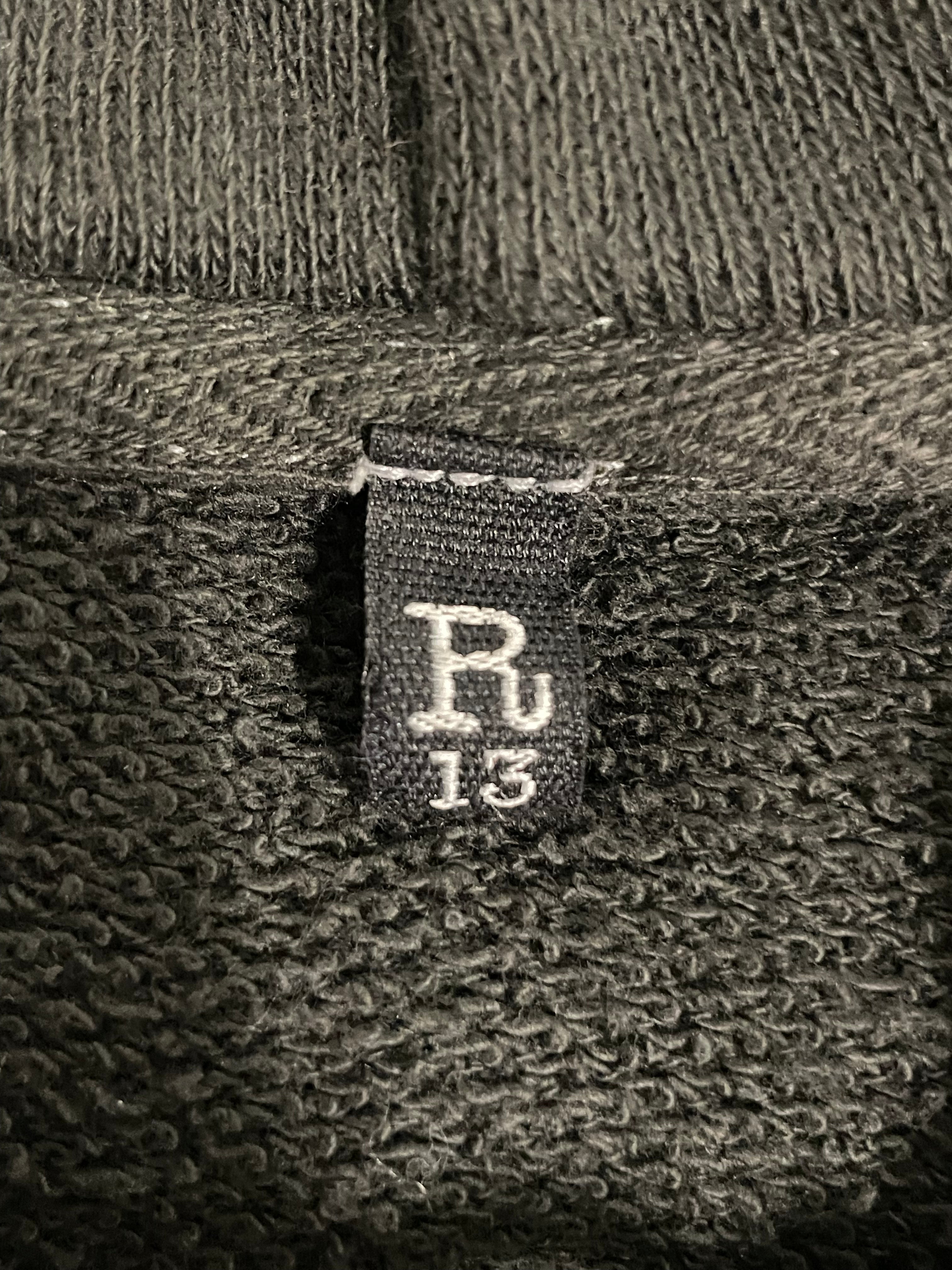 R13/Hoodie/Graphic/Cotton/BLK/SKULL IN FRONT view 3