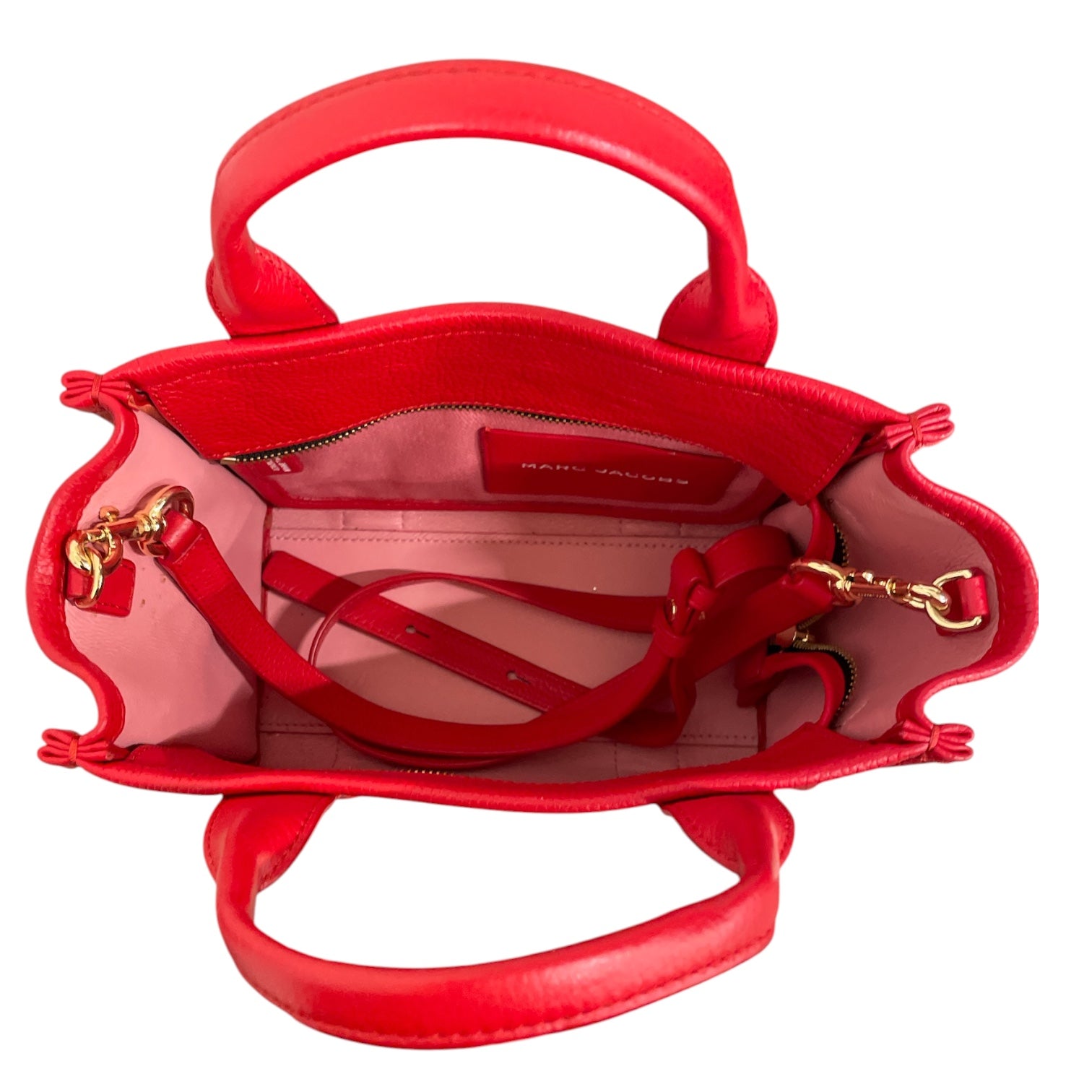MARC BY MARC JACOBS/Tote Bag/Leather/RED/Red 'The Tote Bag' Bag view 5