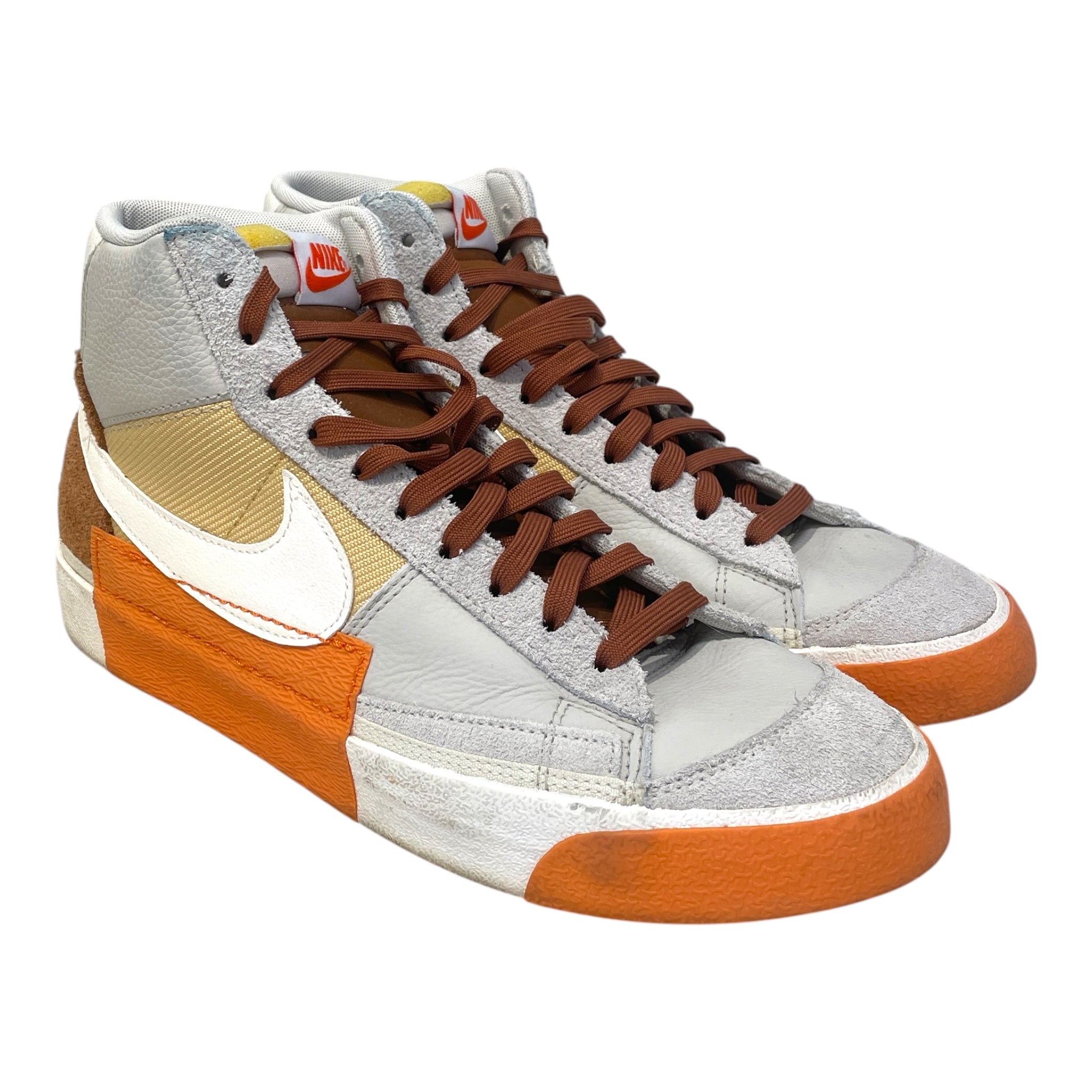NIKE/BLAZER 77 PRO CLUB/Hi-Sneakers/US 11.5/All Over Print/ORN/DQ7673-001 view 1