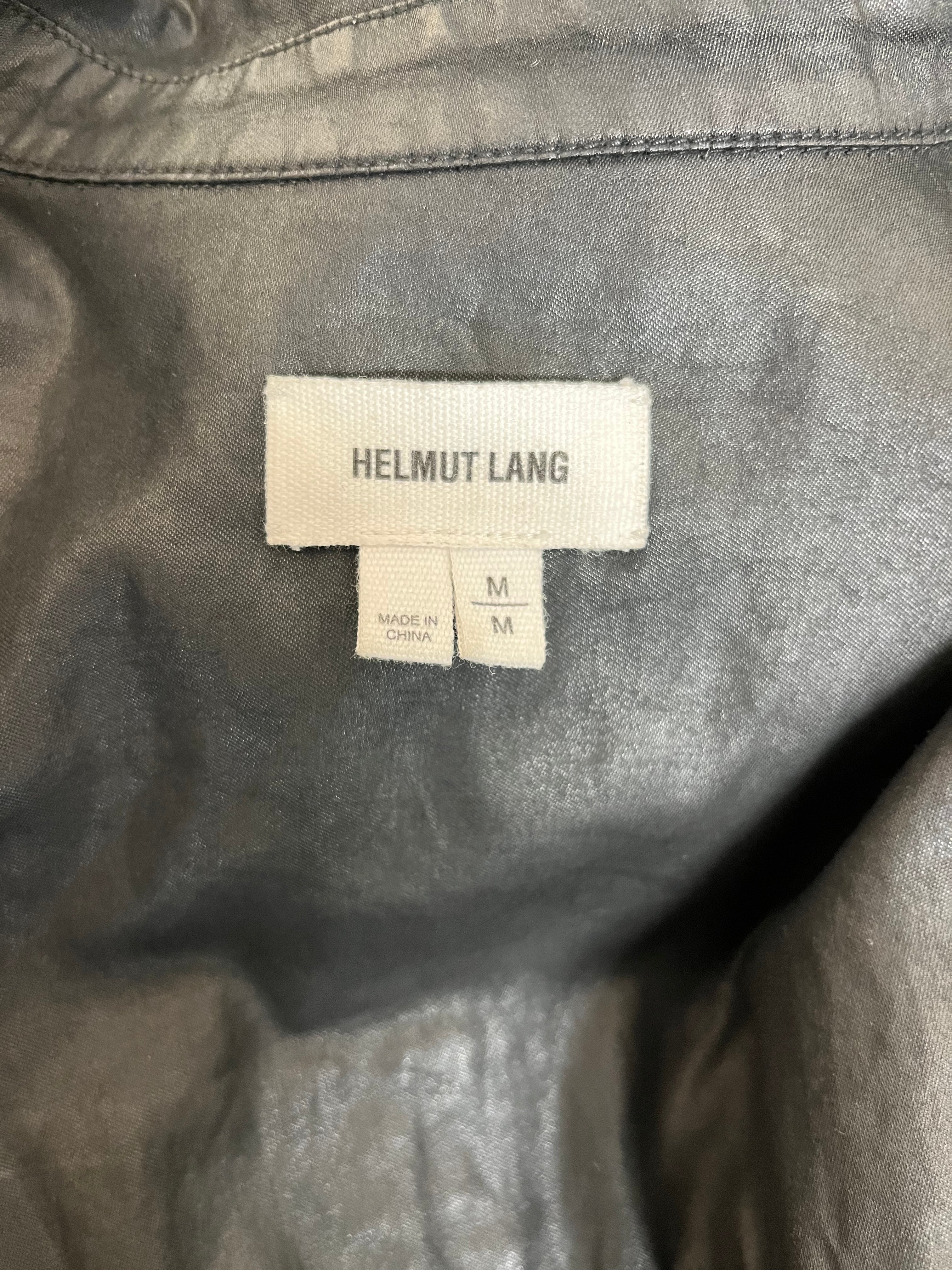 Helmut Lang/Trench Coat/M/Cotton/BLK/ view 3