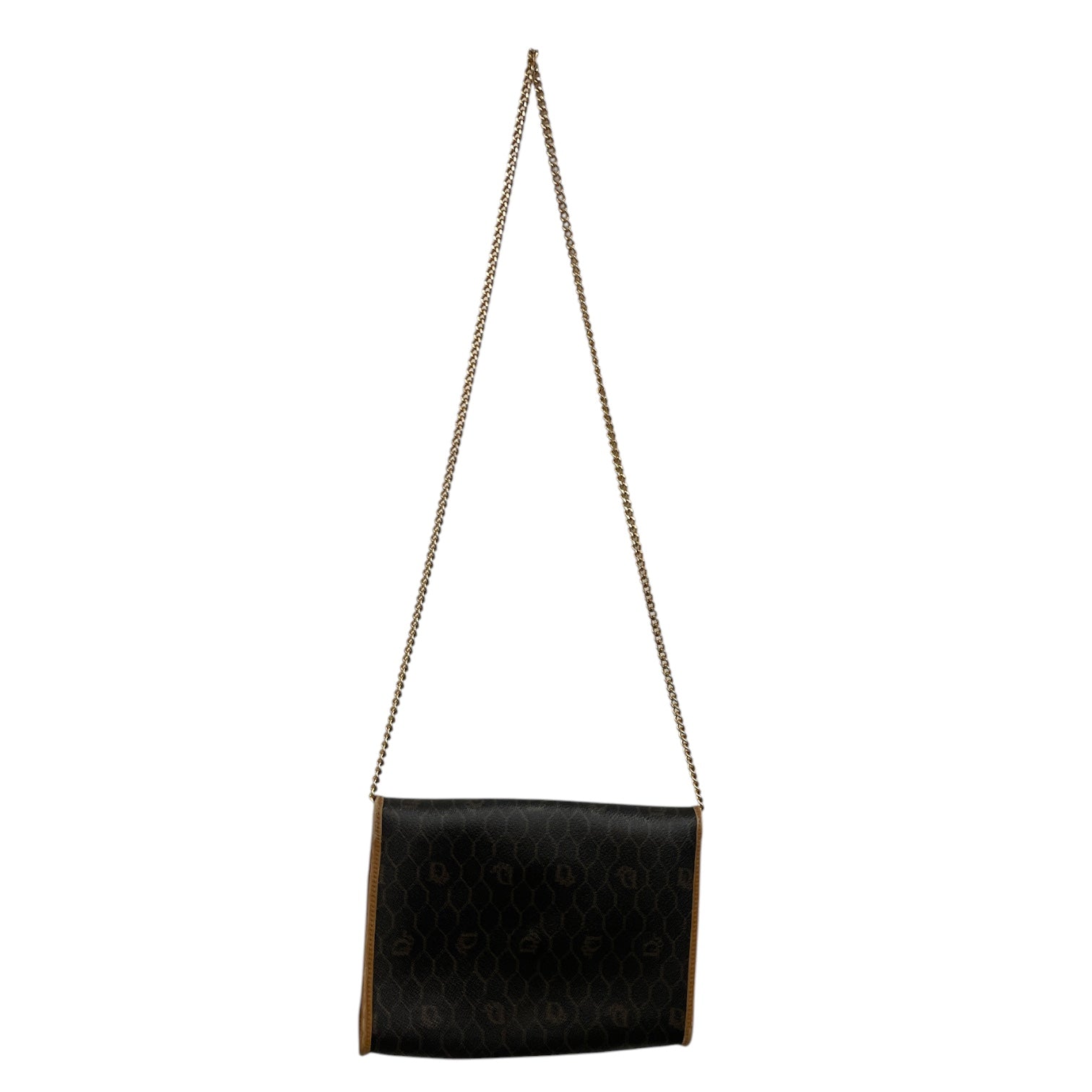Christian Dior/Cross Body Bag/Leather/BRW/Honeycomb Canvas Chain Bag view 2