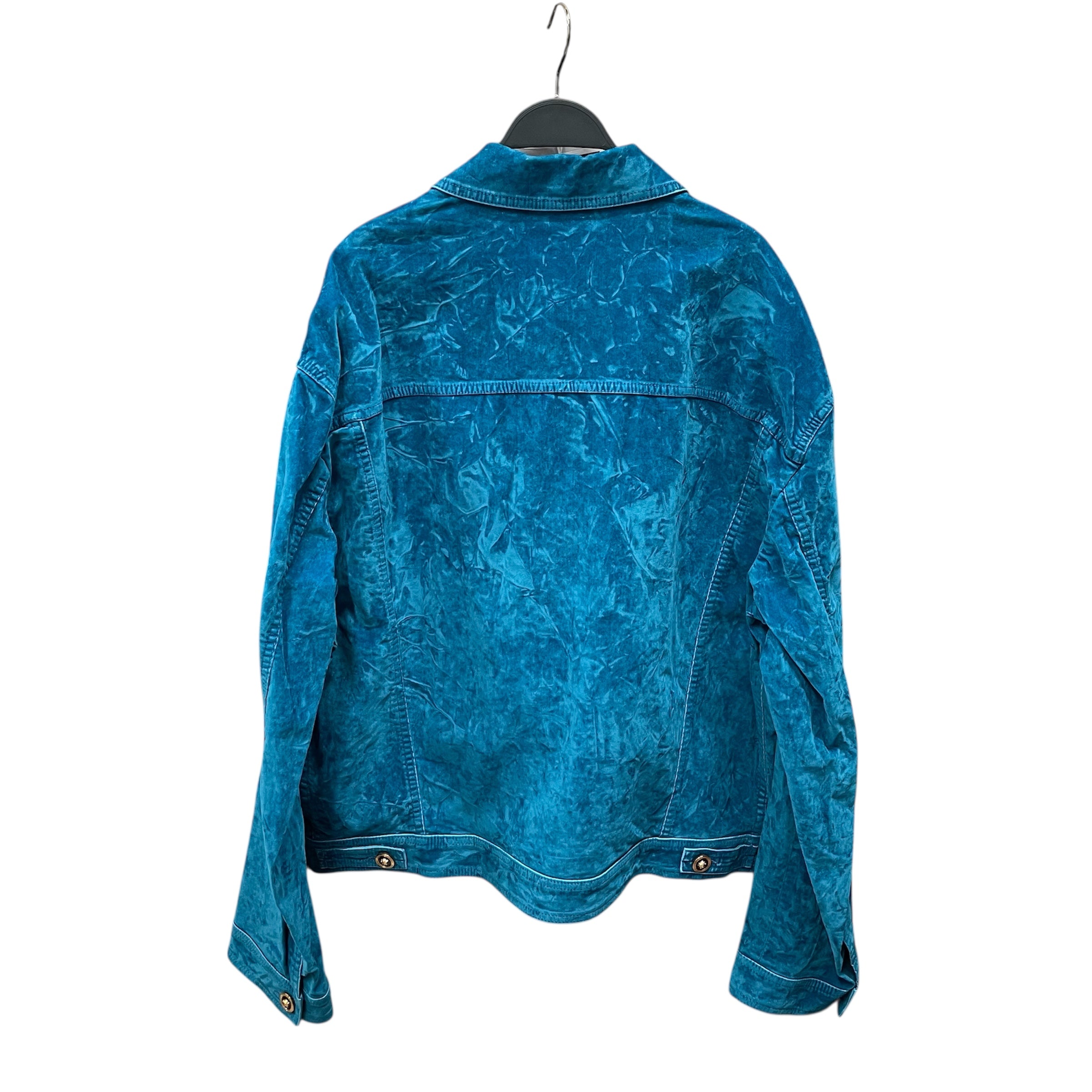 VERSACE/Denim Jkt/54/Velour/BLU/MEDUSA VELVET JACKET view 2