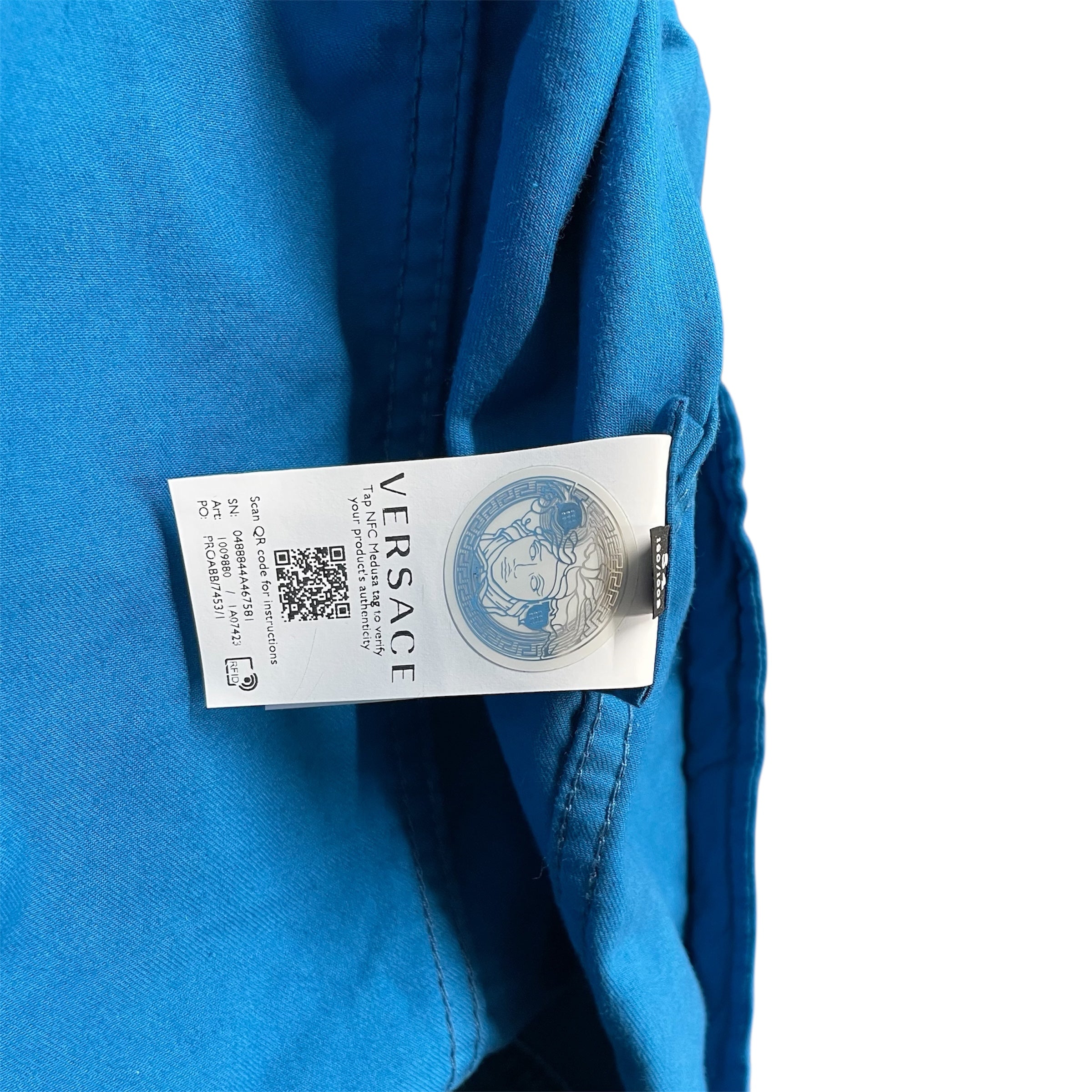 VERSACE/Denim Jkt/54/Velour/BLU/MEDUSA VELVET JACKET view 6