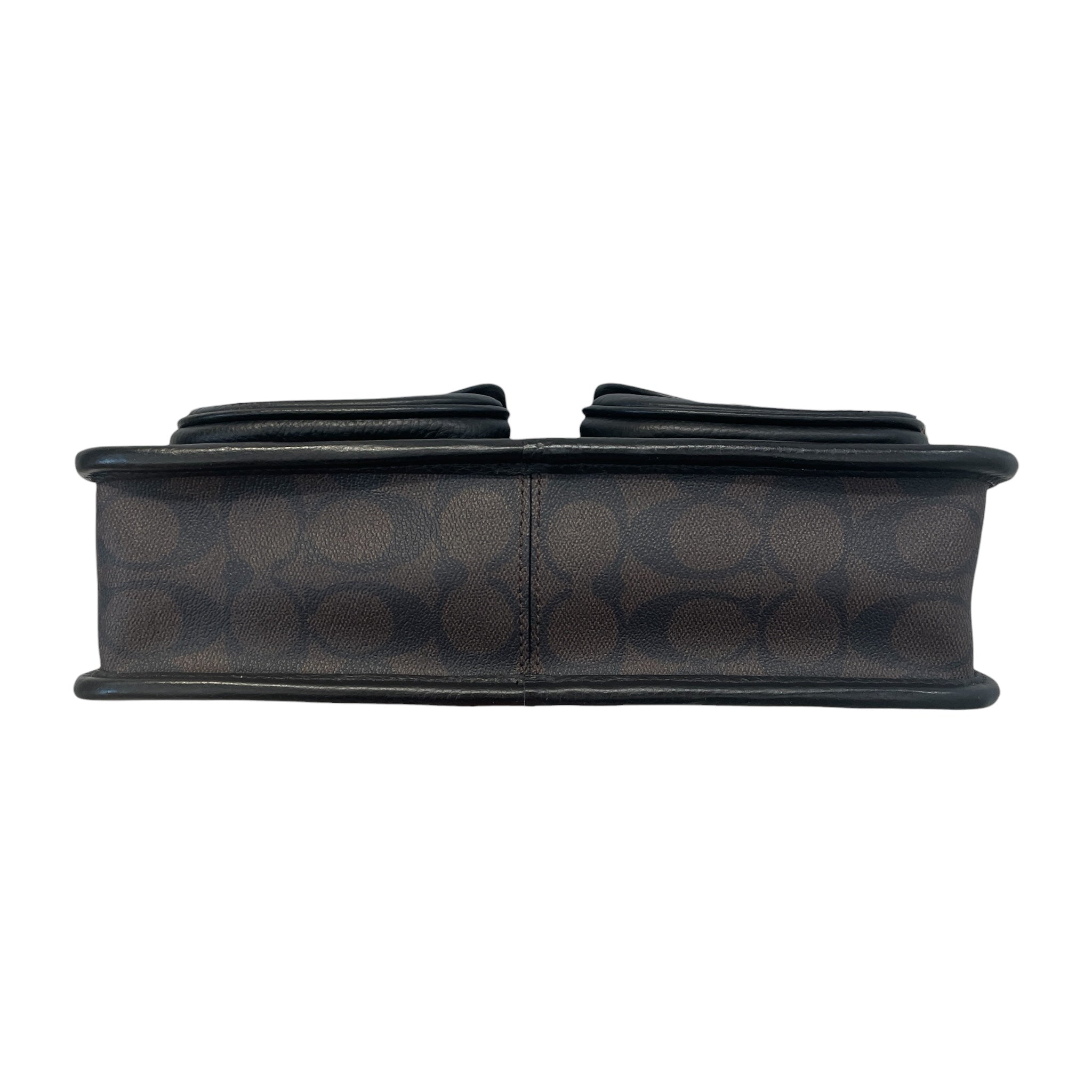 COACH/Cross Body Bag/Monogram/Leather/BRW/ view 3
