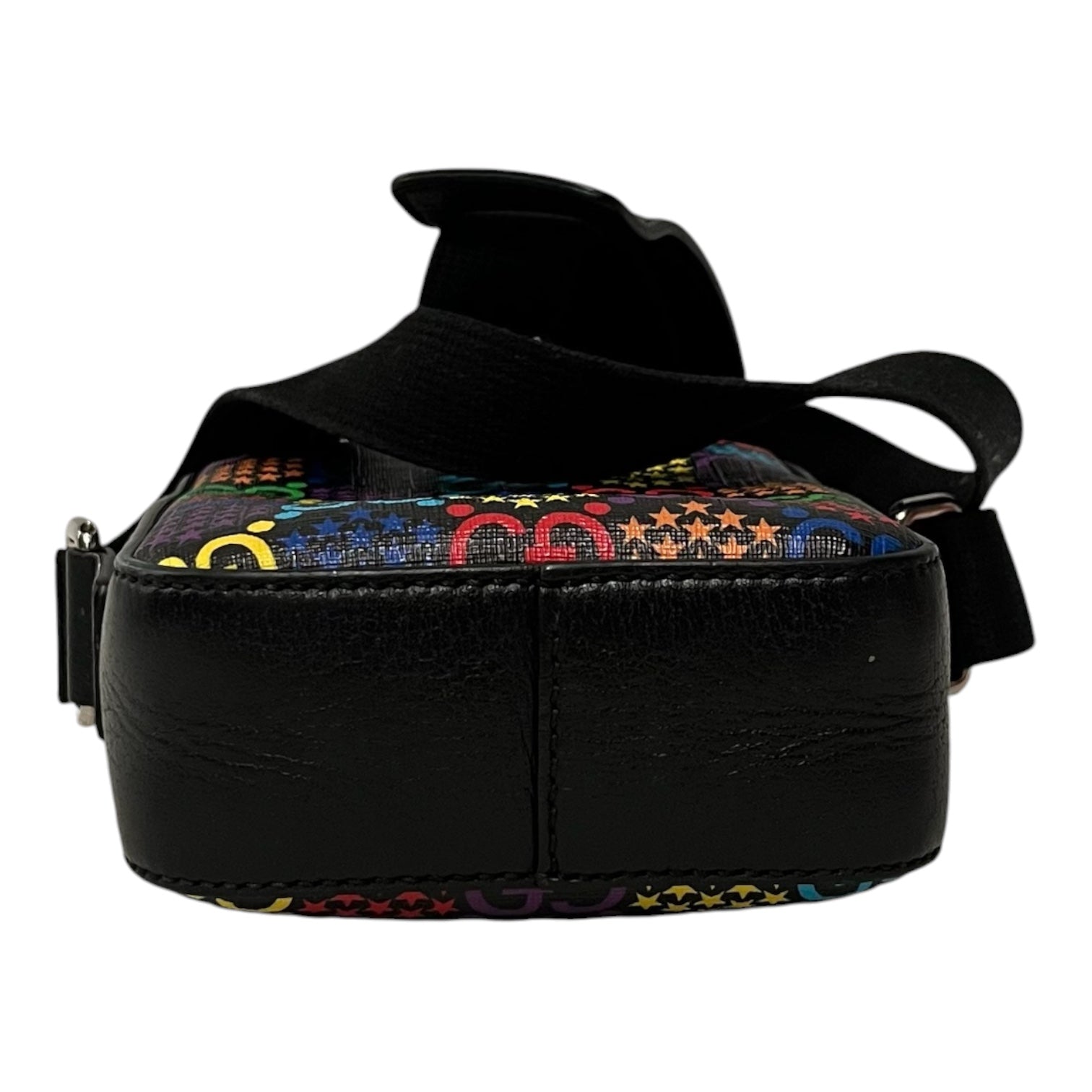GUCCI/Cross Body Bag/Monogram/Leather/MLT/psych crossbody view 4