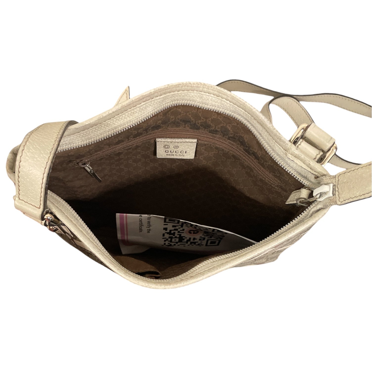 GUCCI/Tote Bag/Monogram/Leather/BEG/Cowboy boot print view 5