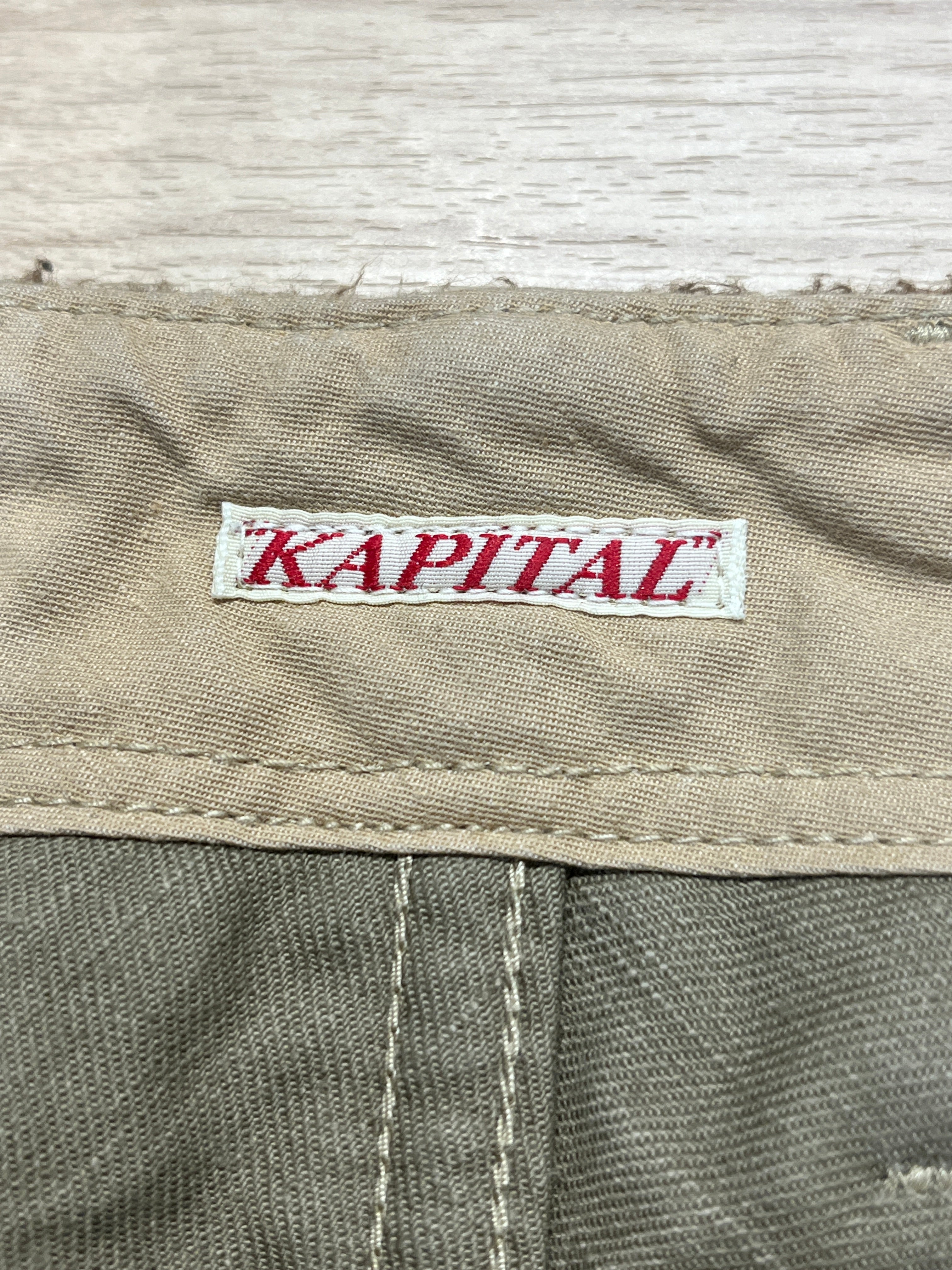 KAPITAL/Cargo Pants/30/Cotton/KHK/Clown Chino view 3