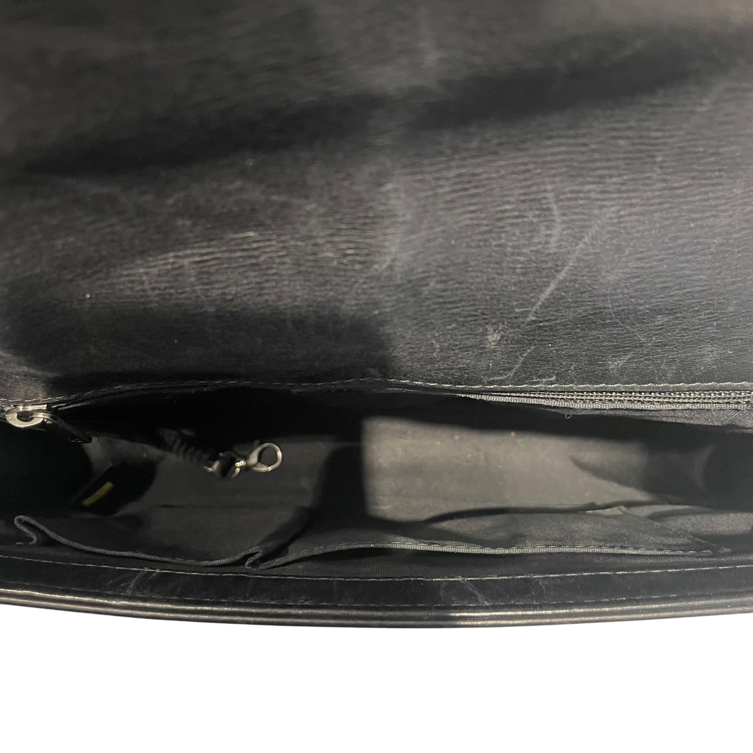 CHANEL/Cross Body Bag/Leather/BLK/Double Stitch Boy Bag view 4
