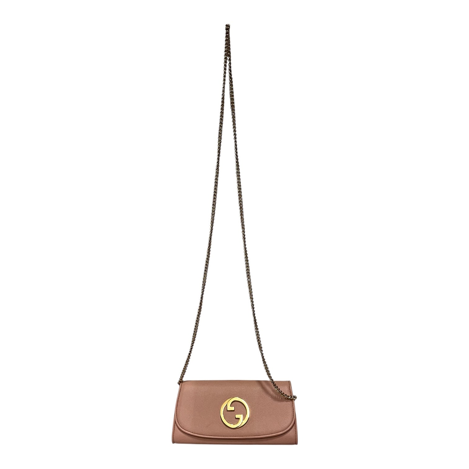 GUCCI/Cross Body Bag/Leather/PNK/gucci pink crossbody bag view 1