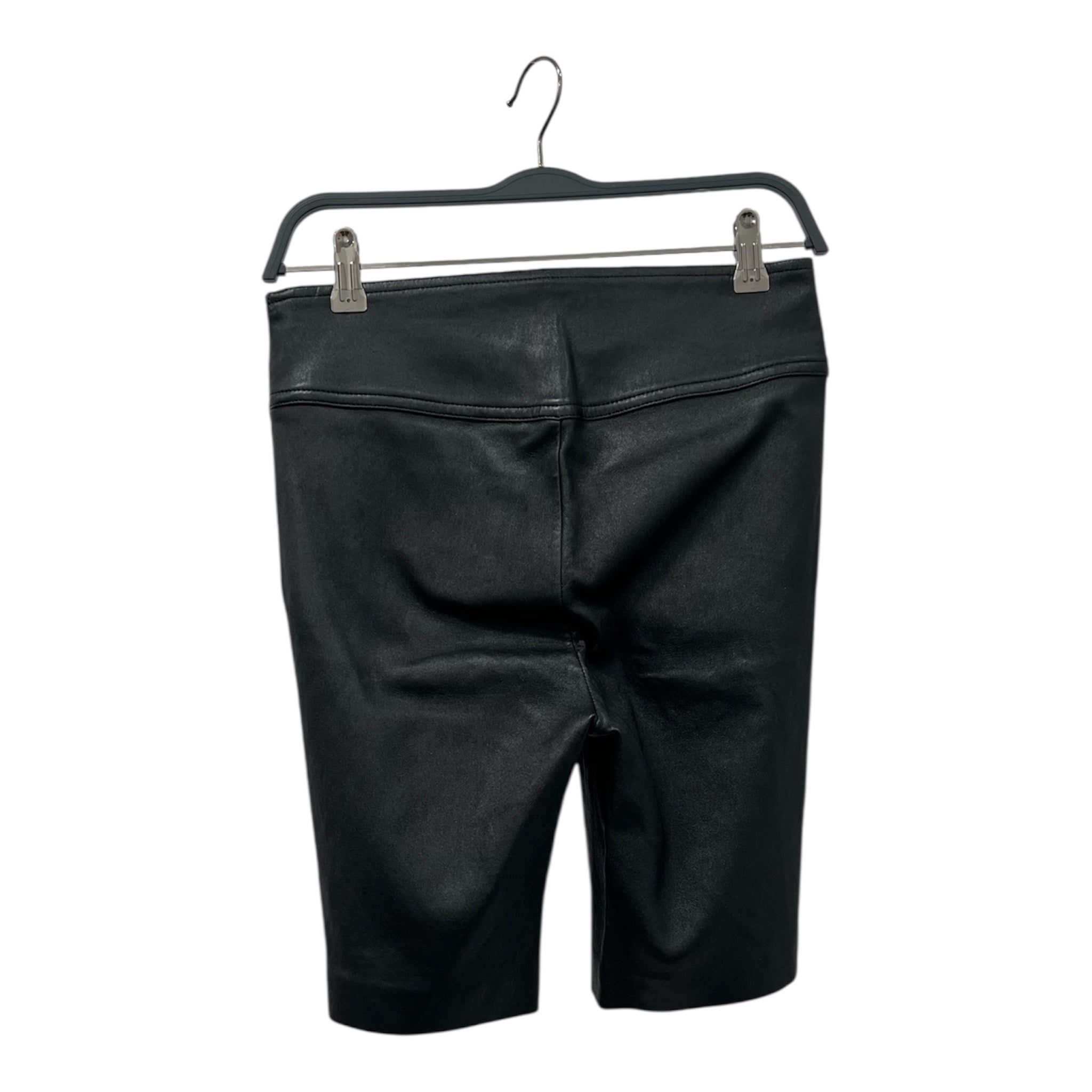 Helmut Lang/Shorts/2/Leather/BLK/LEATHER BIKER SHORT view 2