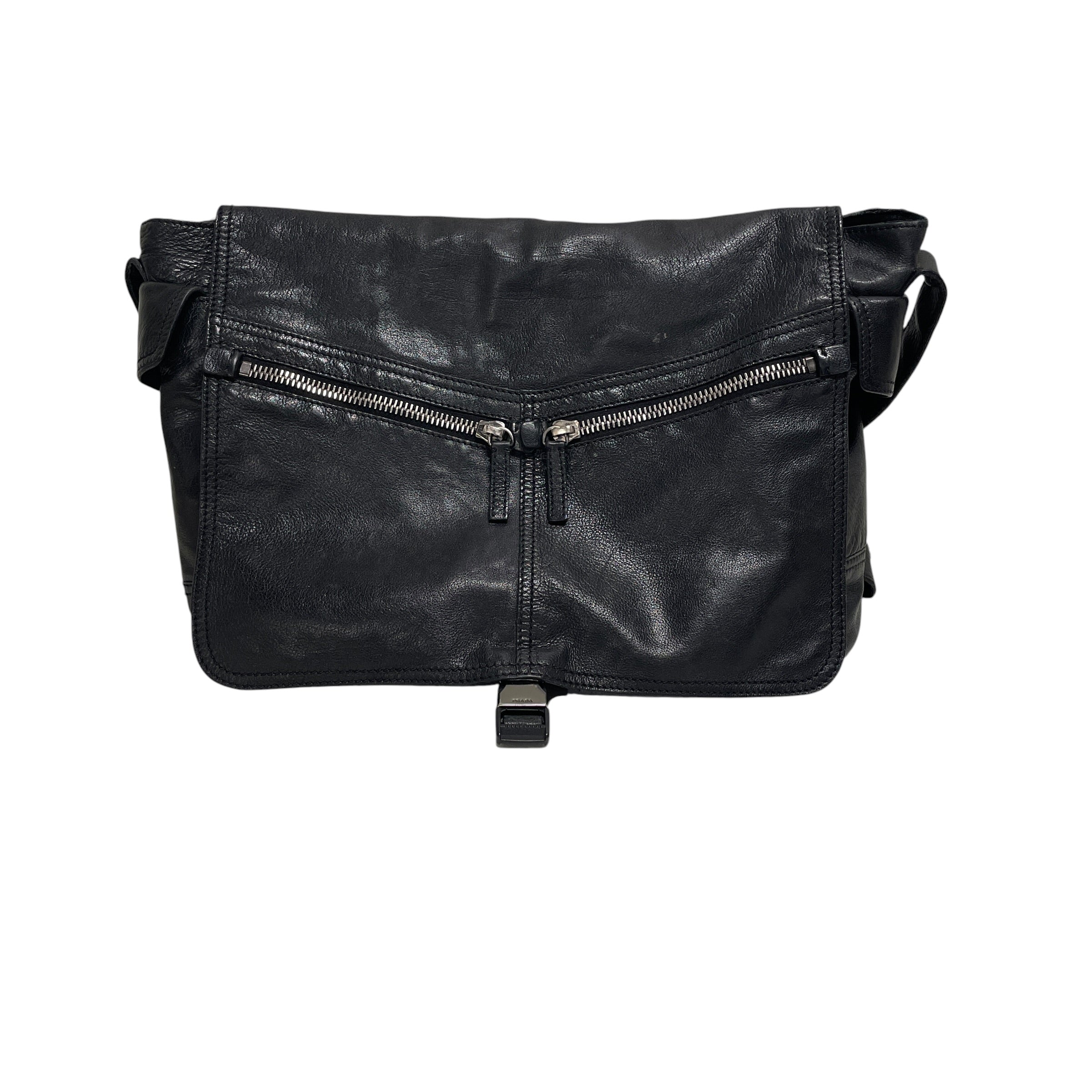 PRADA/Cross Body Bag/Leather/BLK/78QYR66 view 1