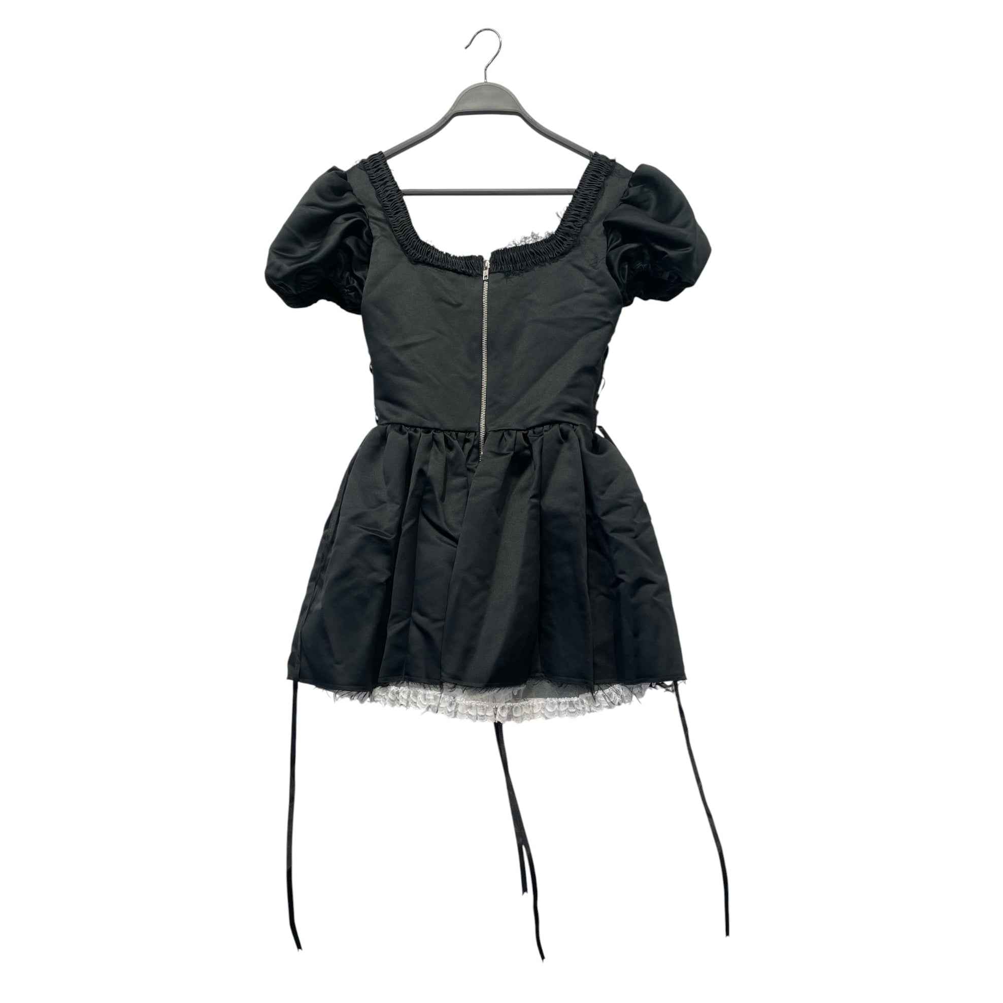 DILARA/Heaven By Marc Jacobs/SS Dress/XS/Polyester/BLK/BABY DOLL/RIBBON view 2
