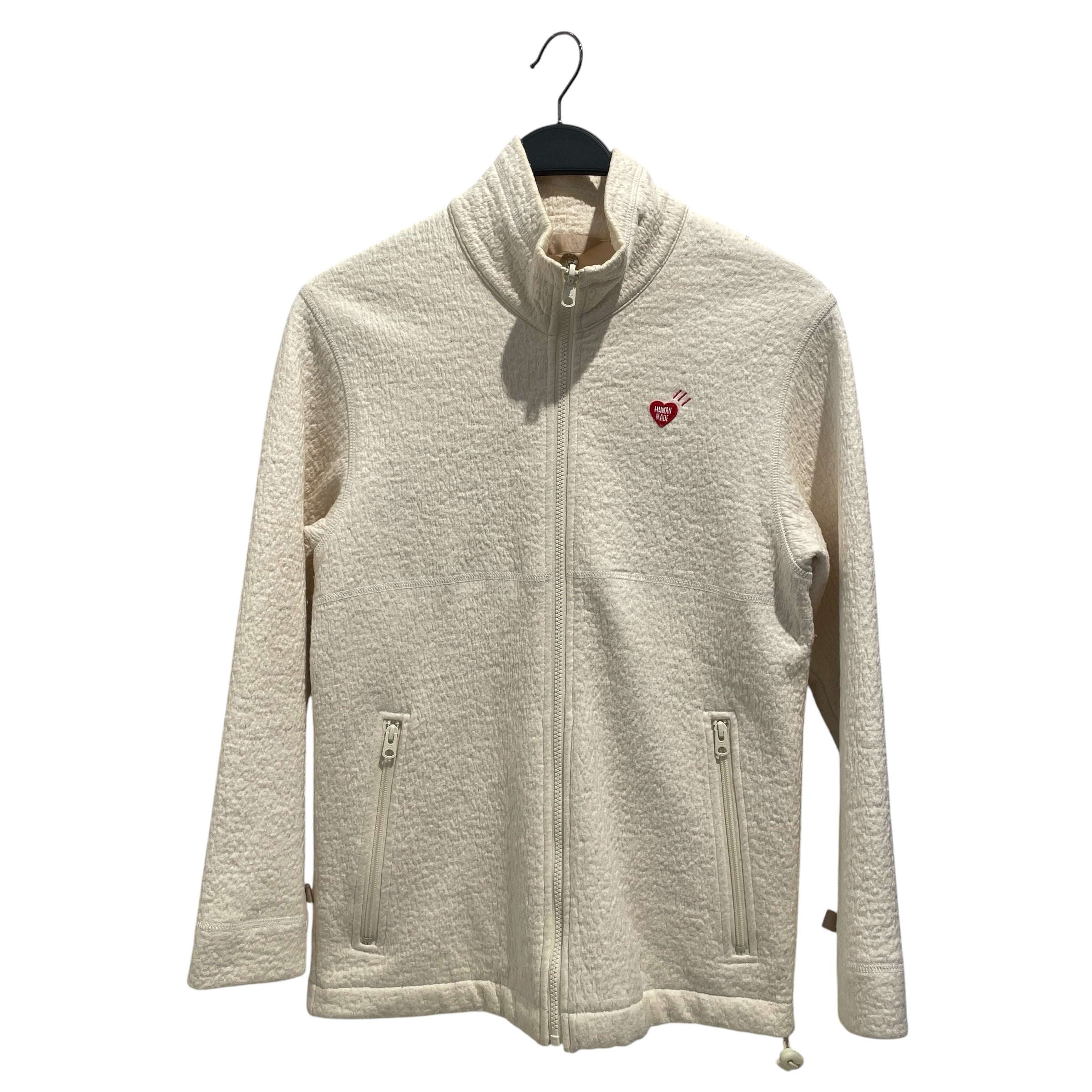 HUMAN MADE/Fleece Jkt/M/Cotton/WHT/ view 1