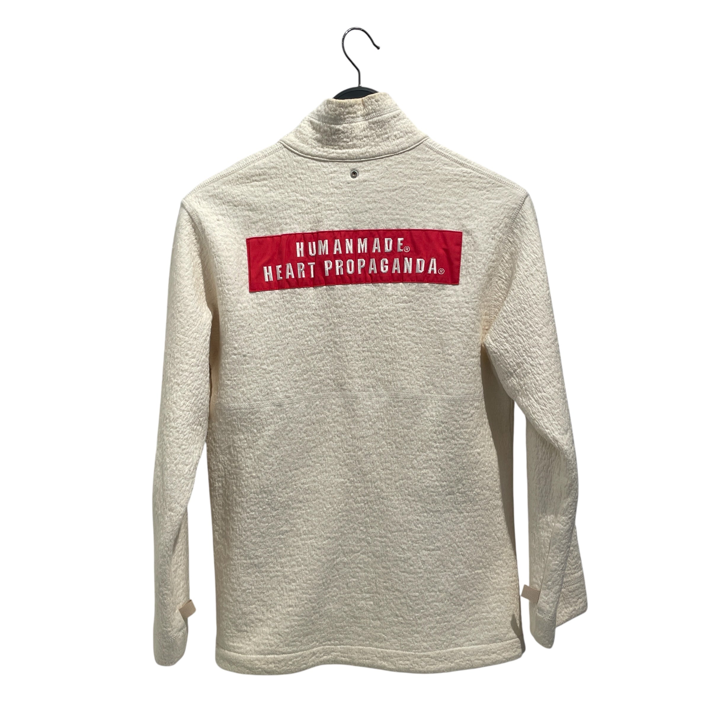 HUMAN MADE/Fleece Jkt/M/Cotton/WHT/ view 2