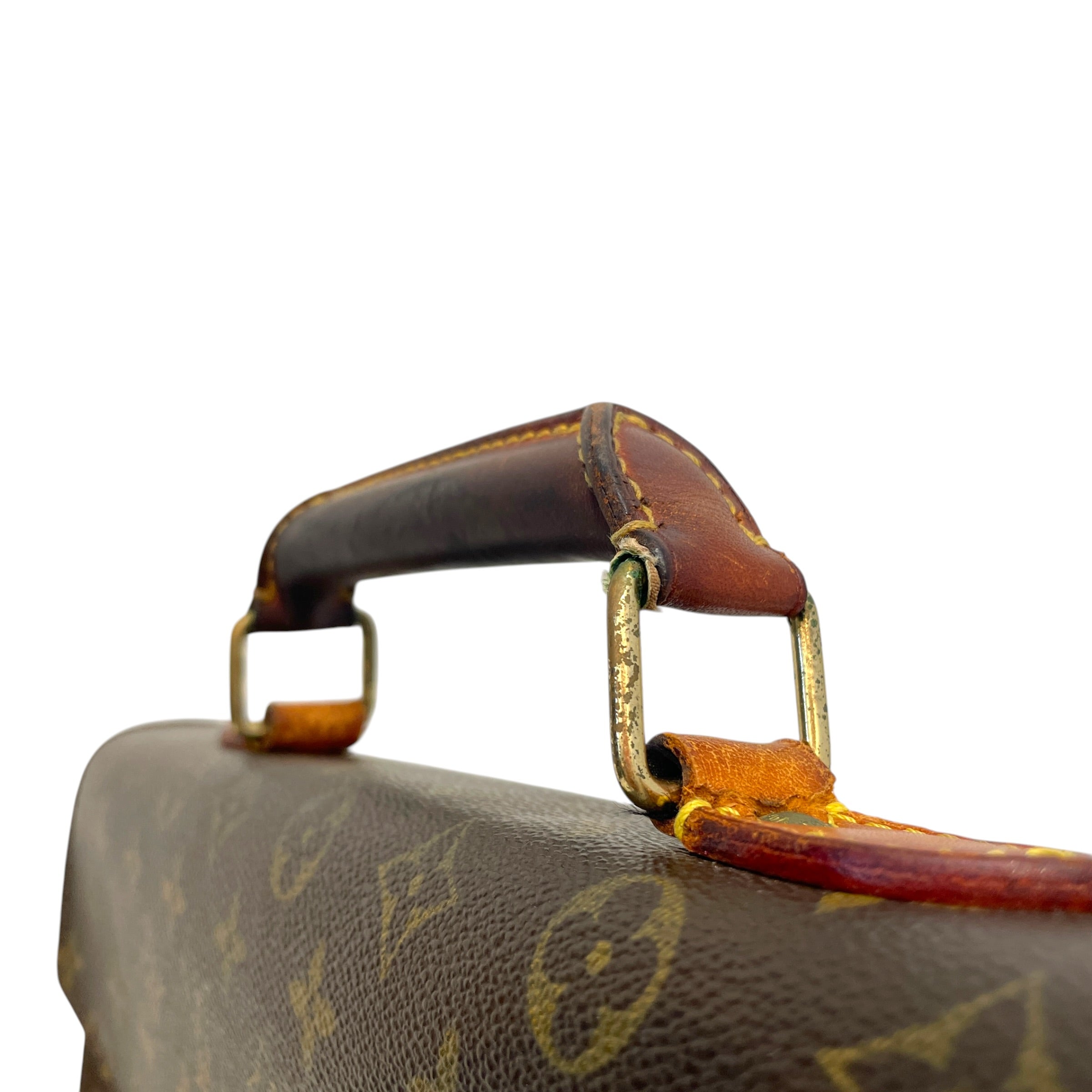 LOUIS VUITTON/Hand Bag/Monogram/Leather/BRW/Serviette Conseiller Briefcase view 5