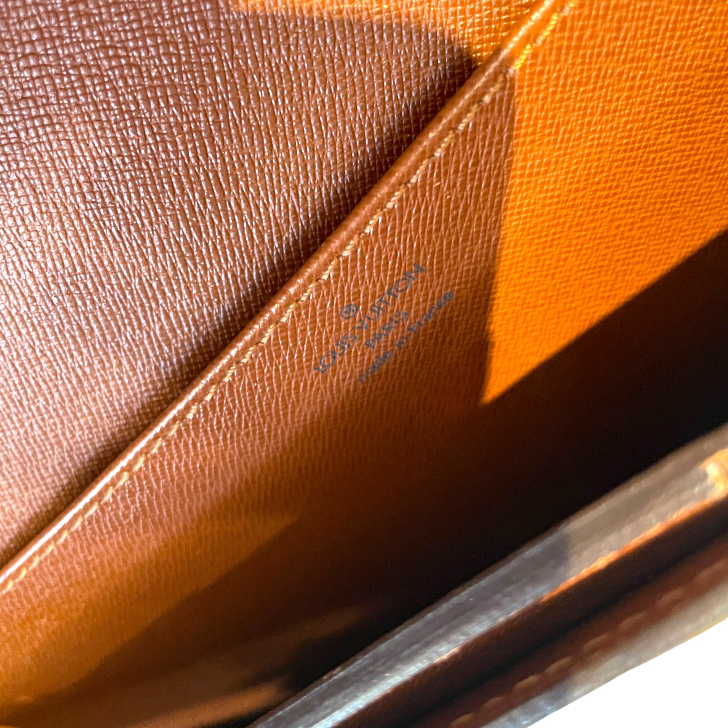 LOUIS VUITTON/Hand Bag/Monogram/Leather/BRW/Serviette Conseiller Briefcase view 6