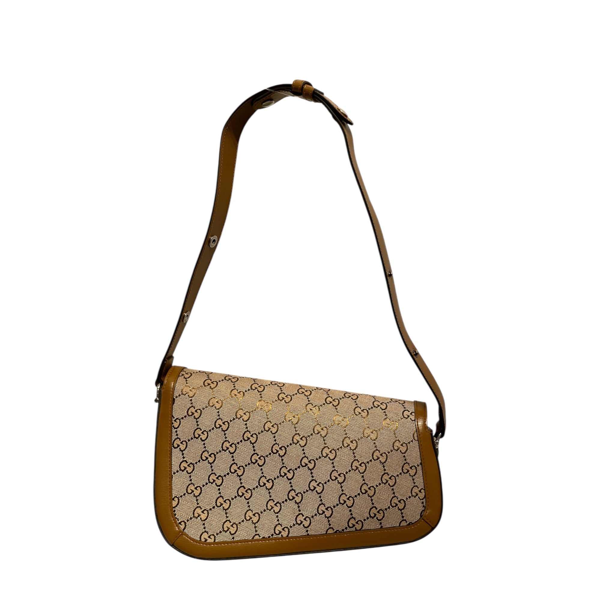 GUCCI/Hand Bag/Monogram/Leather/CML/HORSEBIT SHOULDER BAG view 2