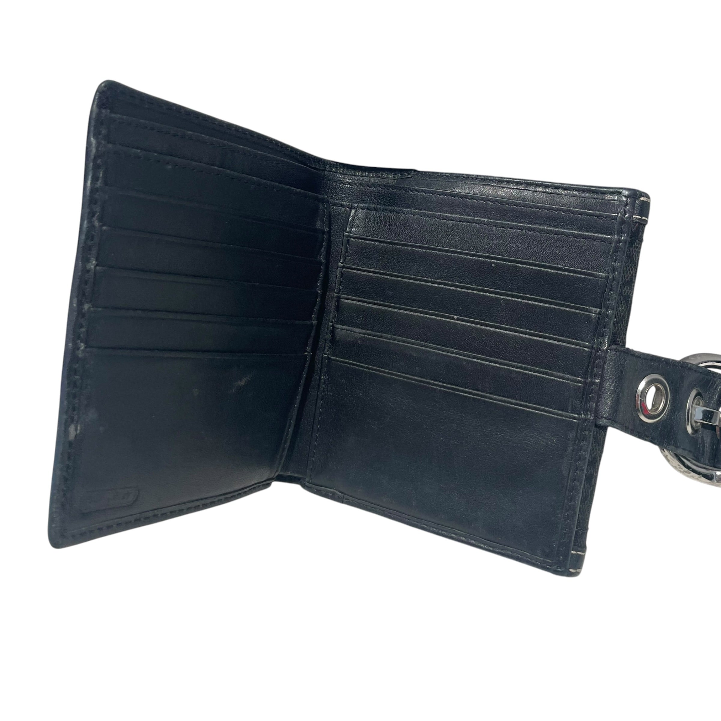 COACH/Bifold Wallet/BLK/Soho Buckle wallet with metal view 5
