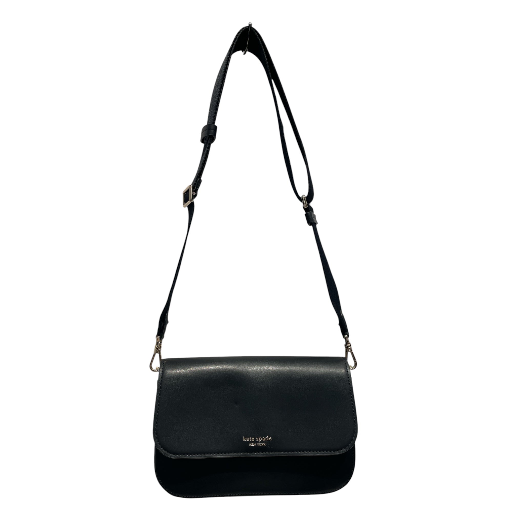kate spade new york/Cross Body Bag/Leather/BLK/Smooth Small Flap Crossbody view 1