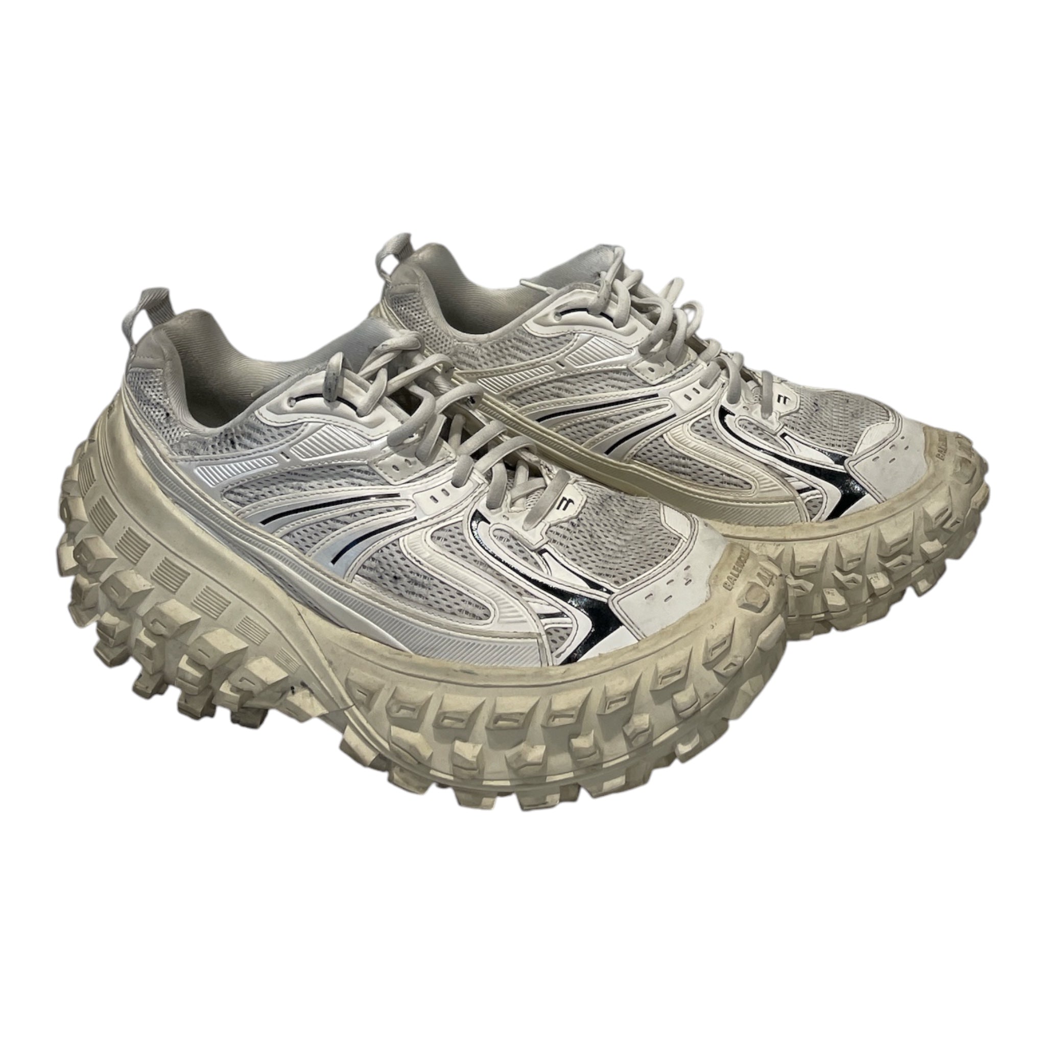 BALENCIAGA/Low-Sneakers/US 10/Cotton/WHT/DEFENDER – 2nd STREET USA