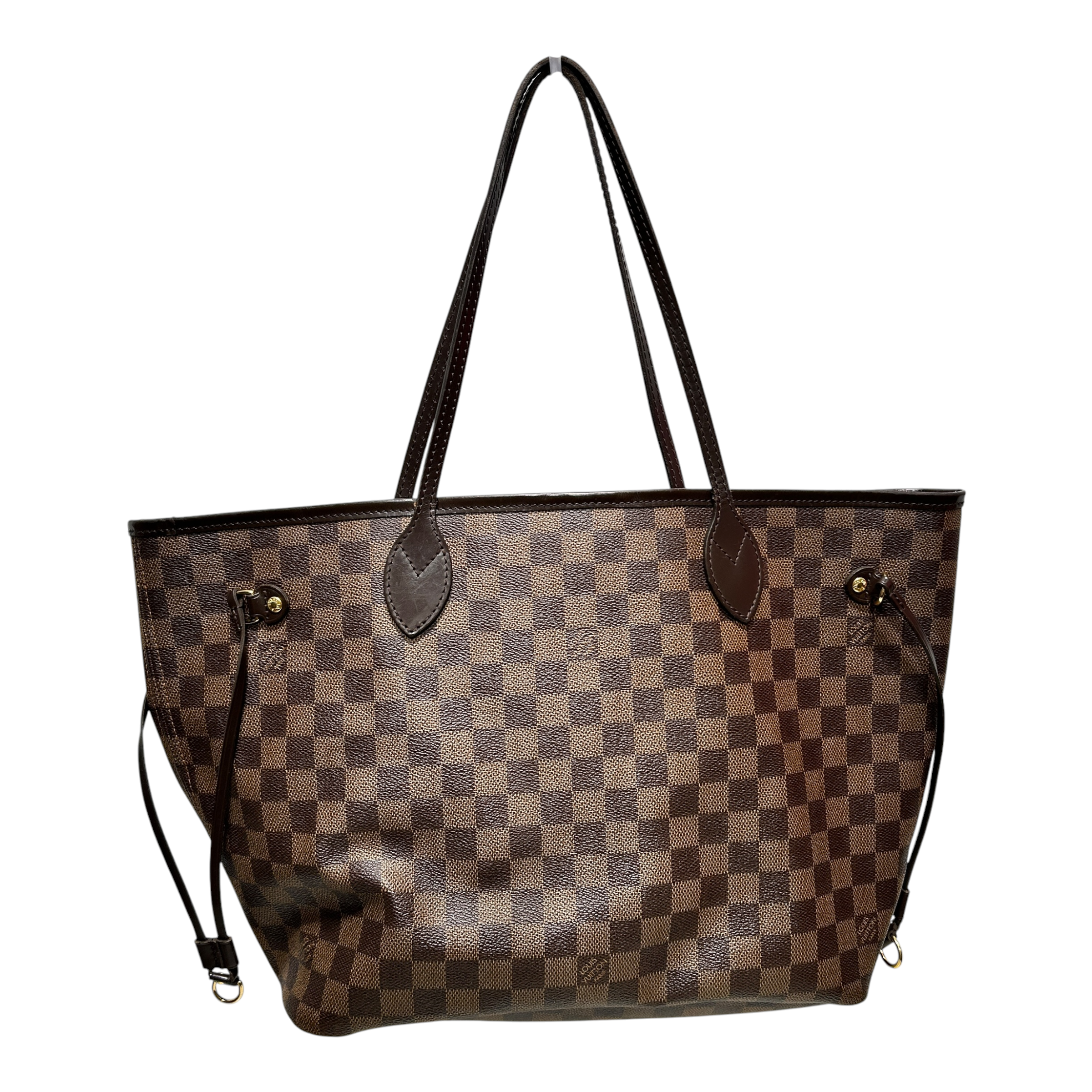 LOUIS VUITTON/Tote Bag/All Over Print/Leather/BRW/Damier Ebene Tote view 2
