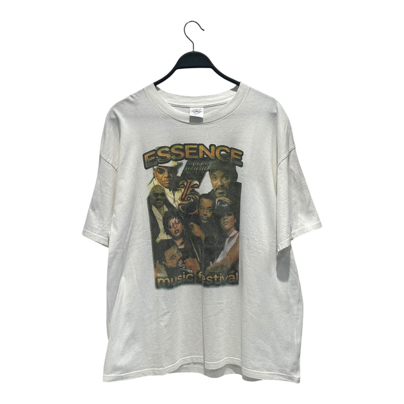 Vintage/T-Shirt/XL/Cotton/WHT/Graphic/2002 Essence