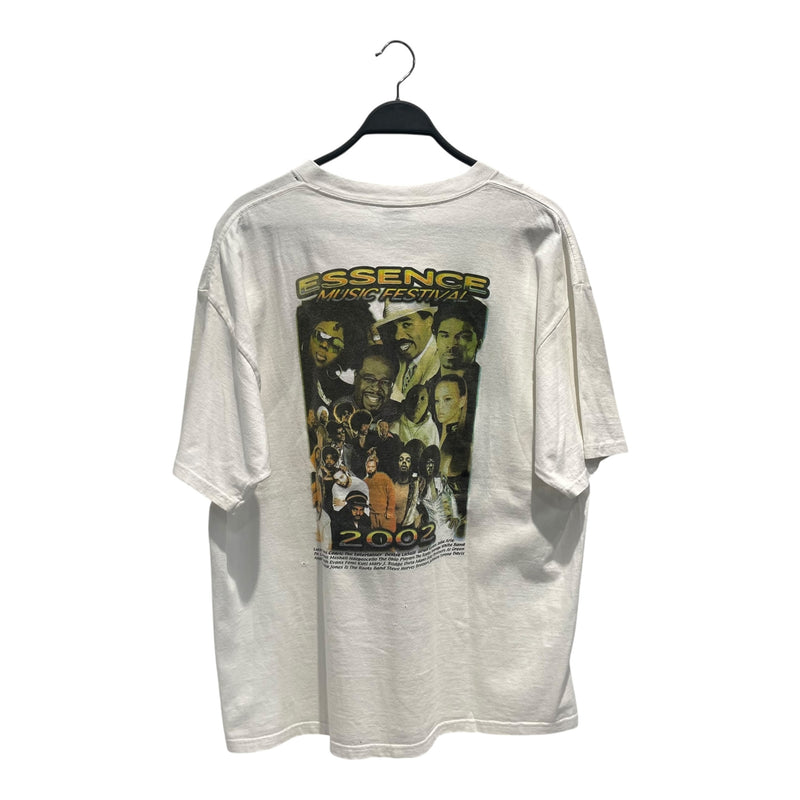 Vintage/T-Shirt/XL/Cotton/WHT/Graphic/2002 Essence
