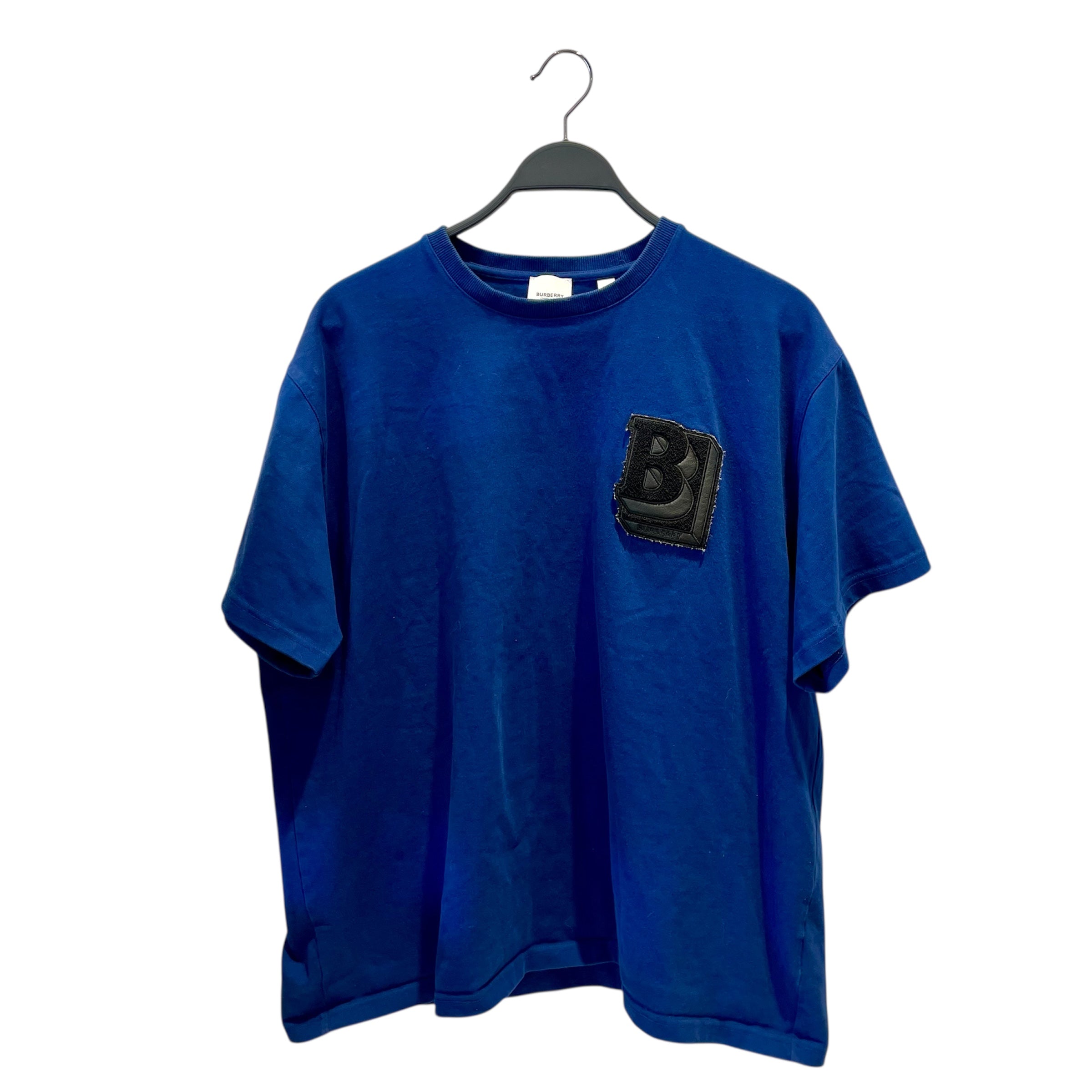 BURBERRY/T-Shirt/XL/Cotton/BLU/ view 1