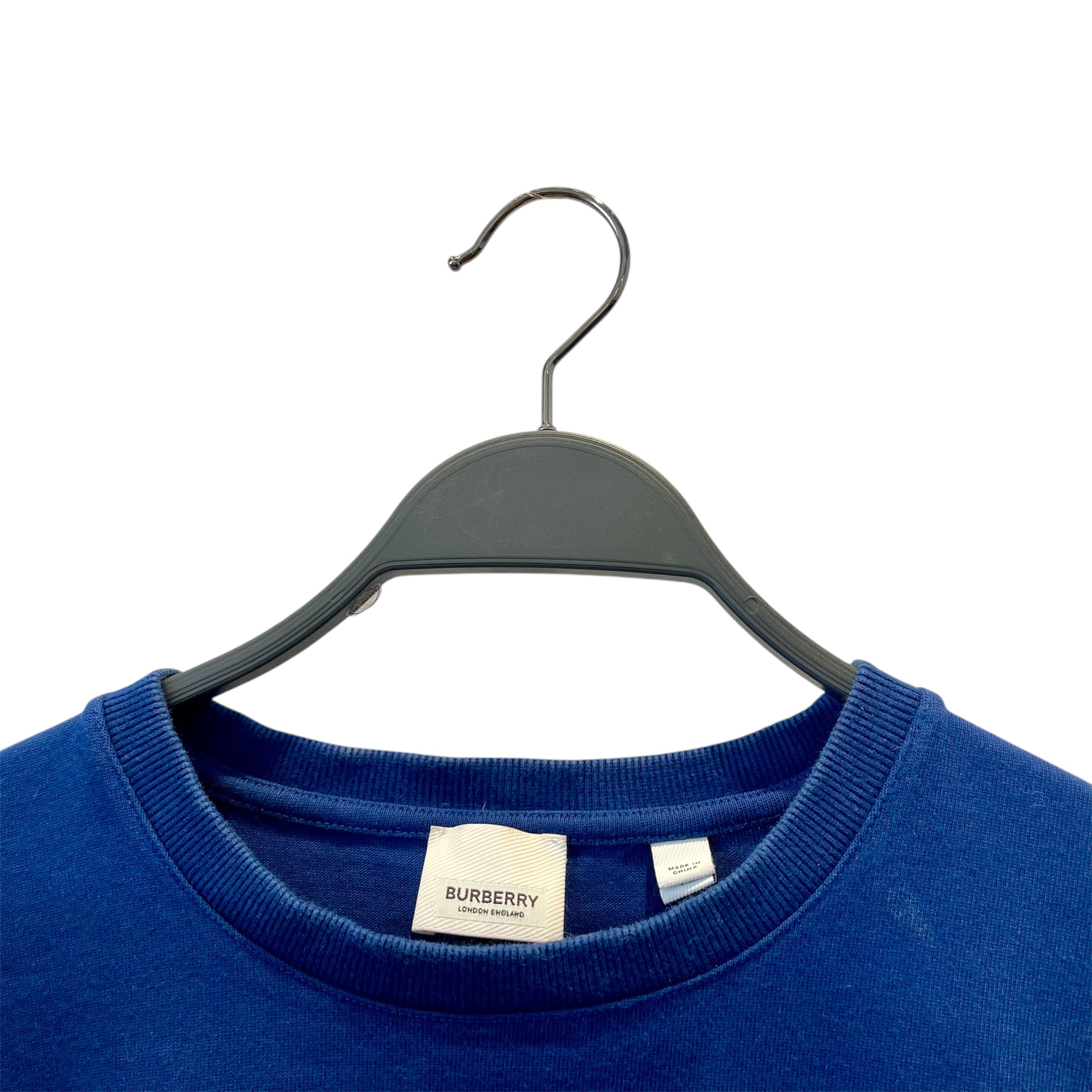 BURBERRY/T-Shirt/XL/Cotton/BLU/ view 2