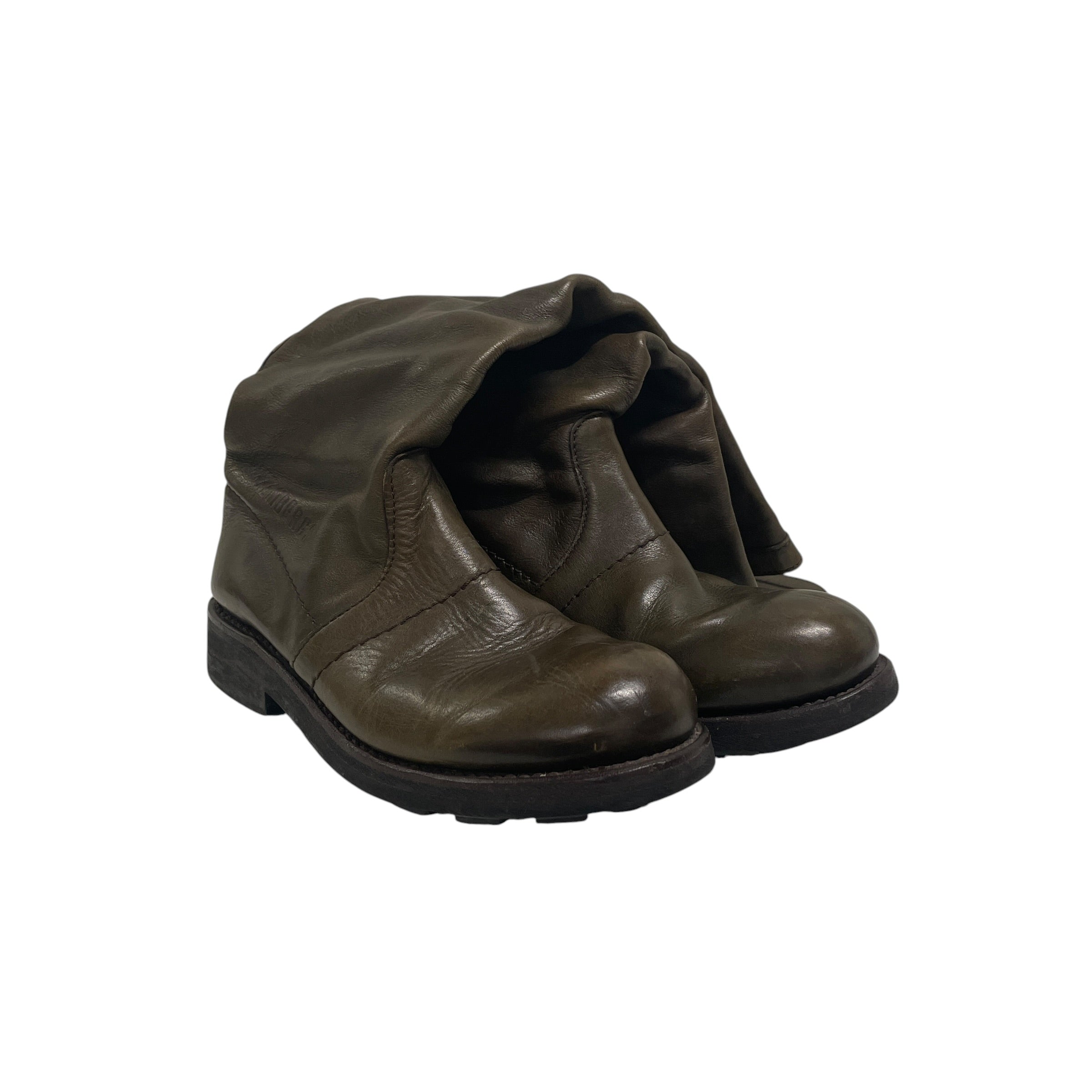 BIKKEMBERGS/Boots/Leather/BRW/BRWN LEATHER BOOT view 1