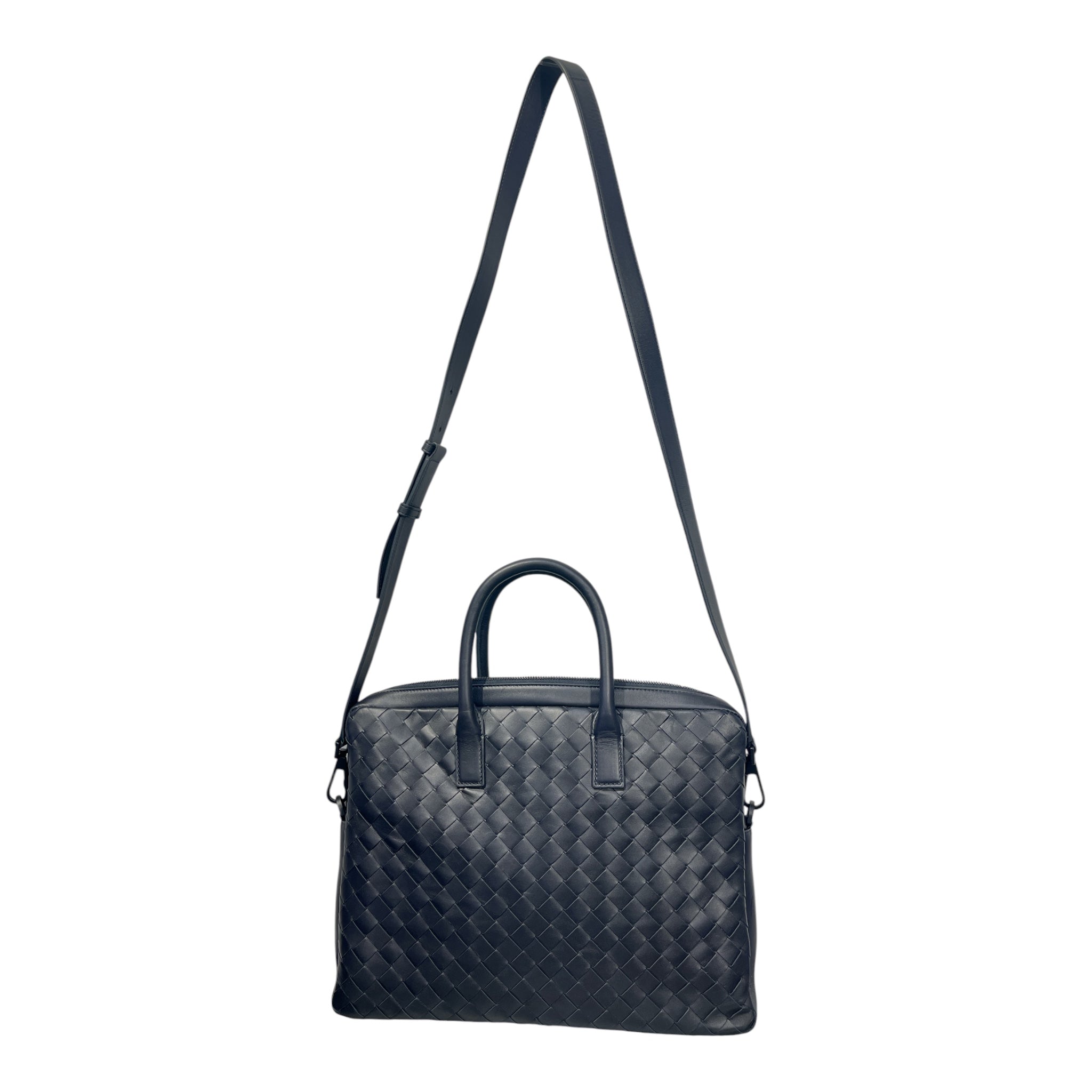 BOTTEGA VENETA/Bag/Leather/BLK/WOVEN - BRIEFCASE SHAPE view 2
