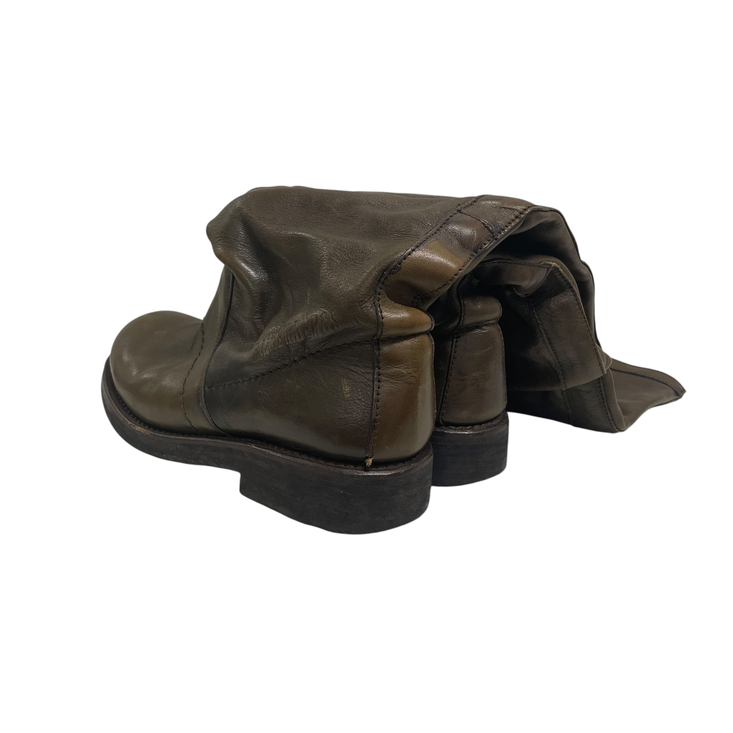 BIKKEMBERGS/Boots/Leather/BRW/BRWN LEATHER BOOT view 2