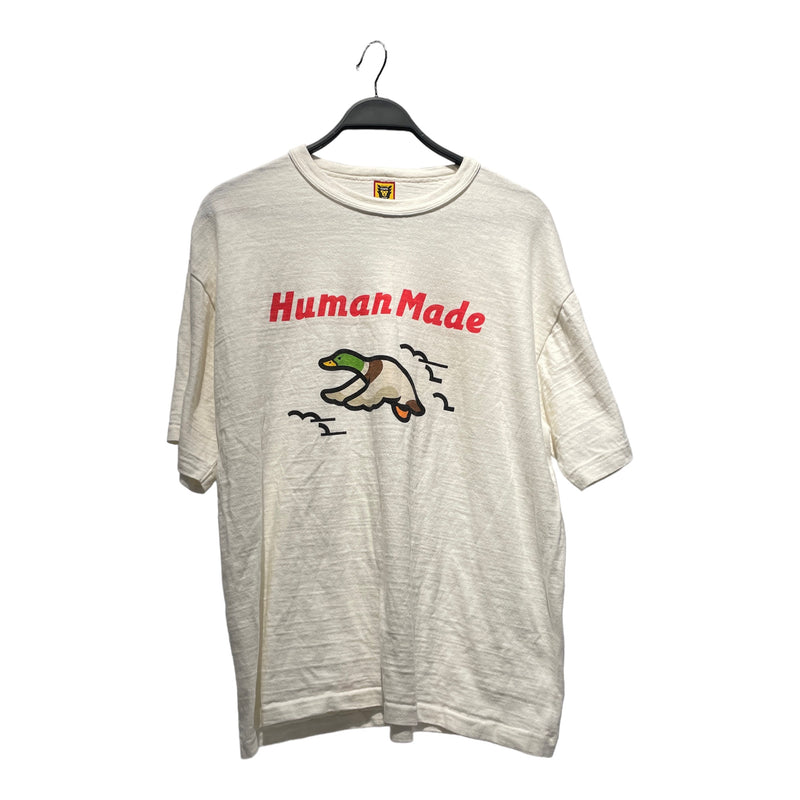 HUMAN MADE/T-Shirt/Cotton/WHT/