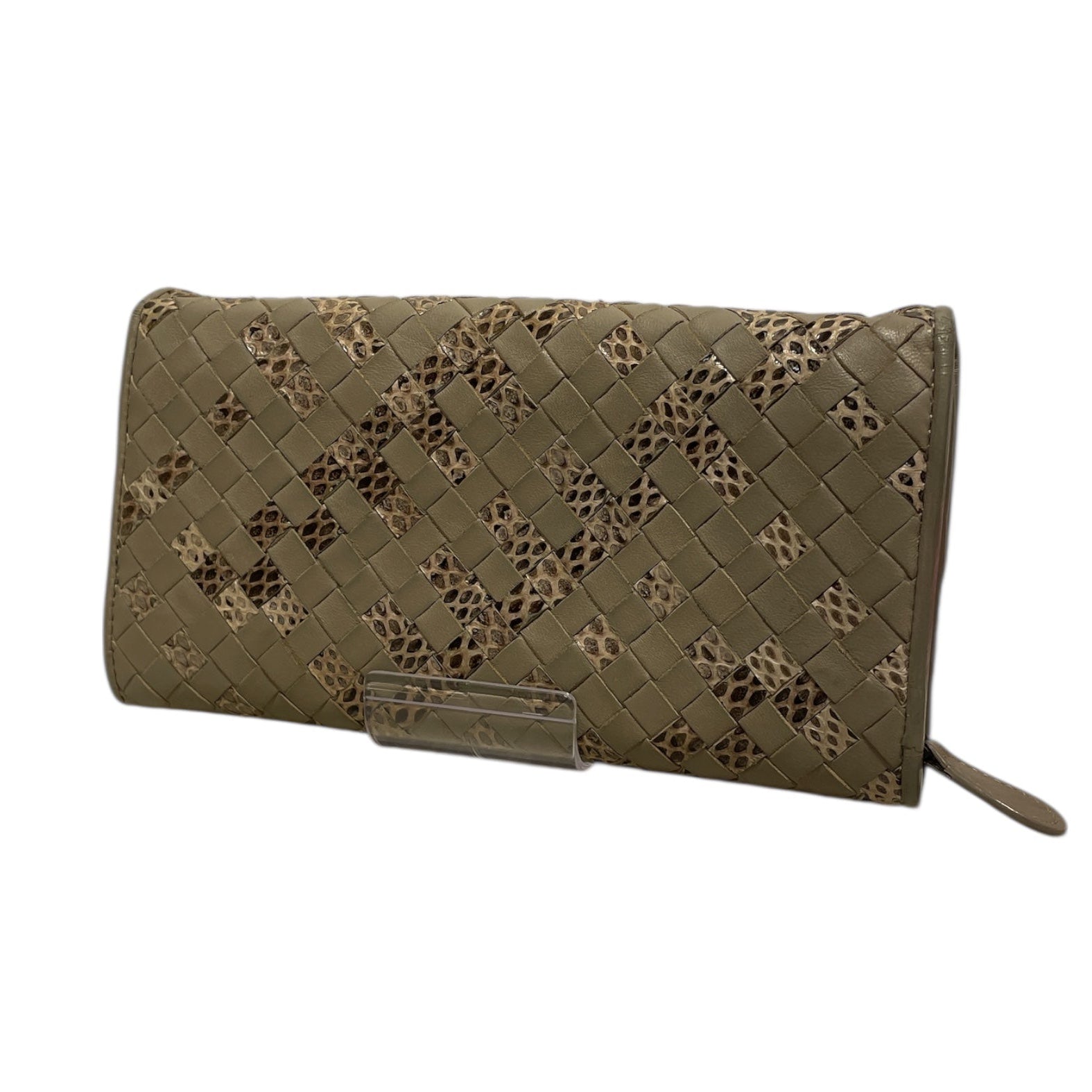 BOTTEGA VENETA/Long Wallet/Leather/GRY/B01800310S view 2